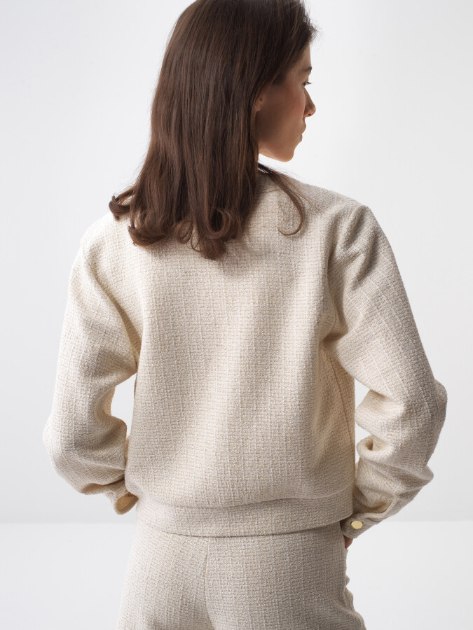 Natural Regular Fit Linen Jacket