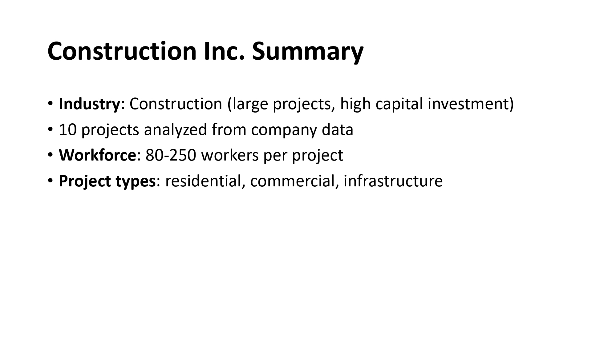 Sample Data Analysis