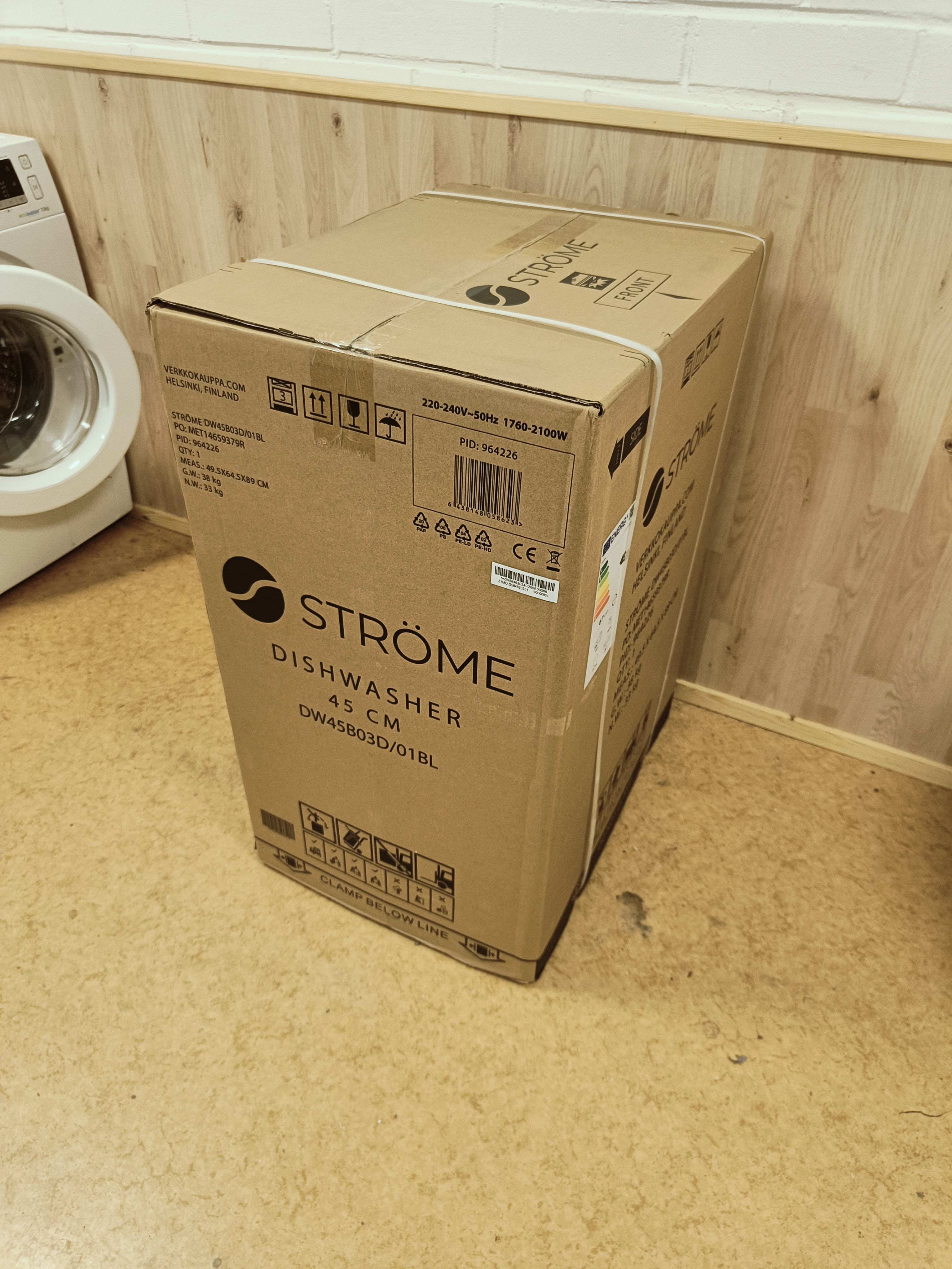 Uusi Ströme musta 45cm tiskikone 