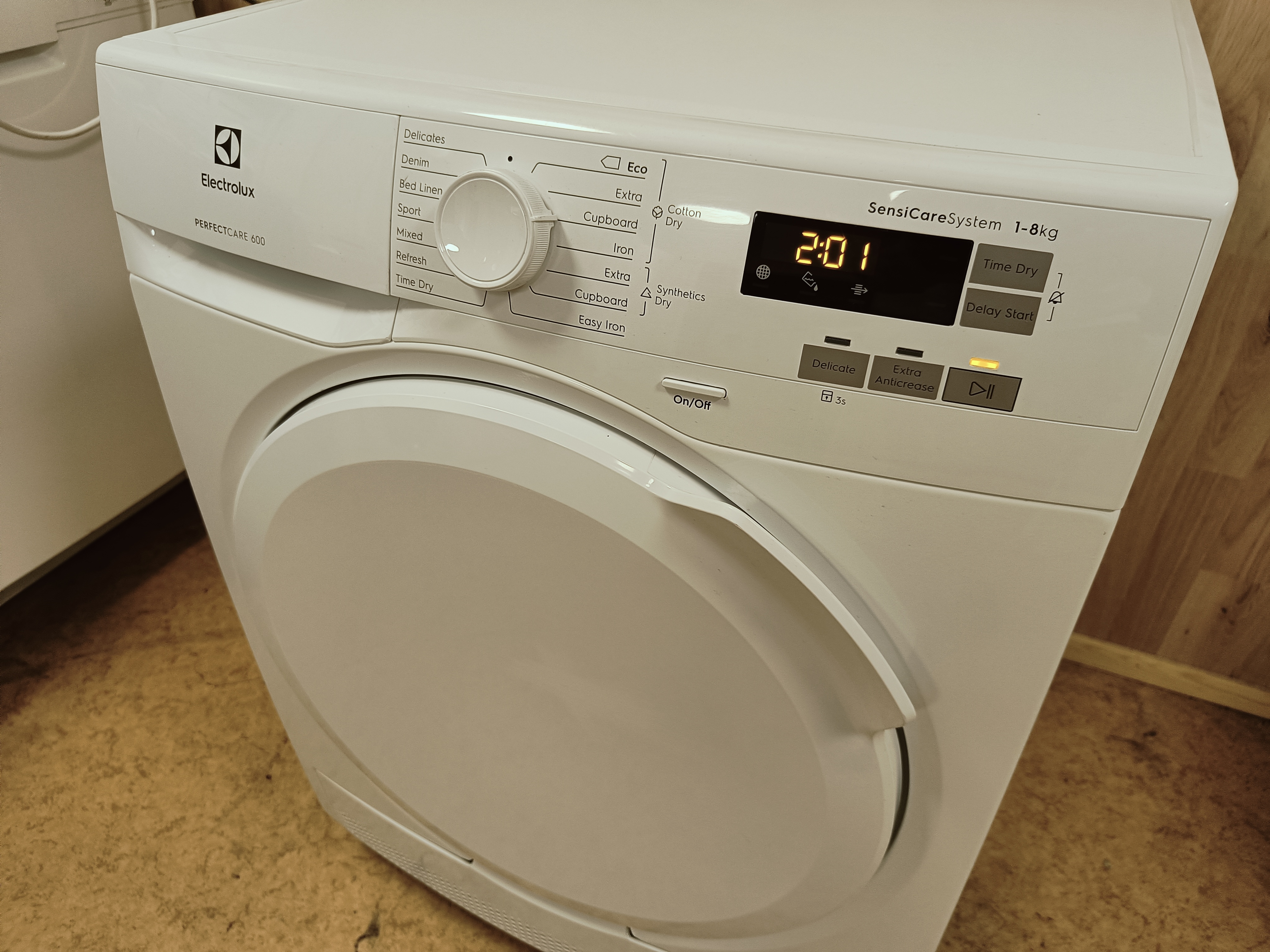 Electrolux 1-8kg kuivausrumpu 