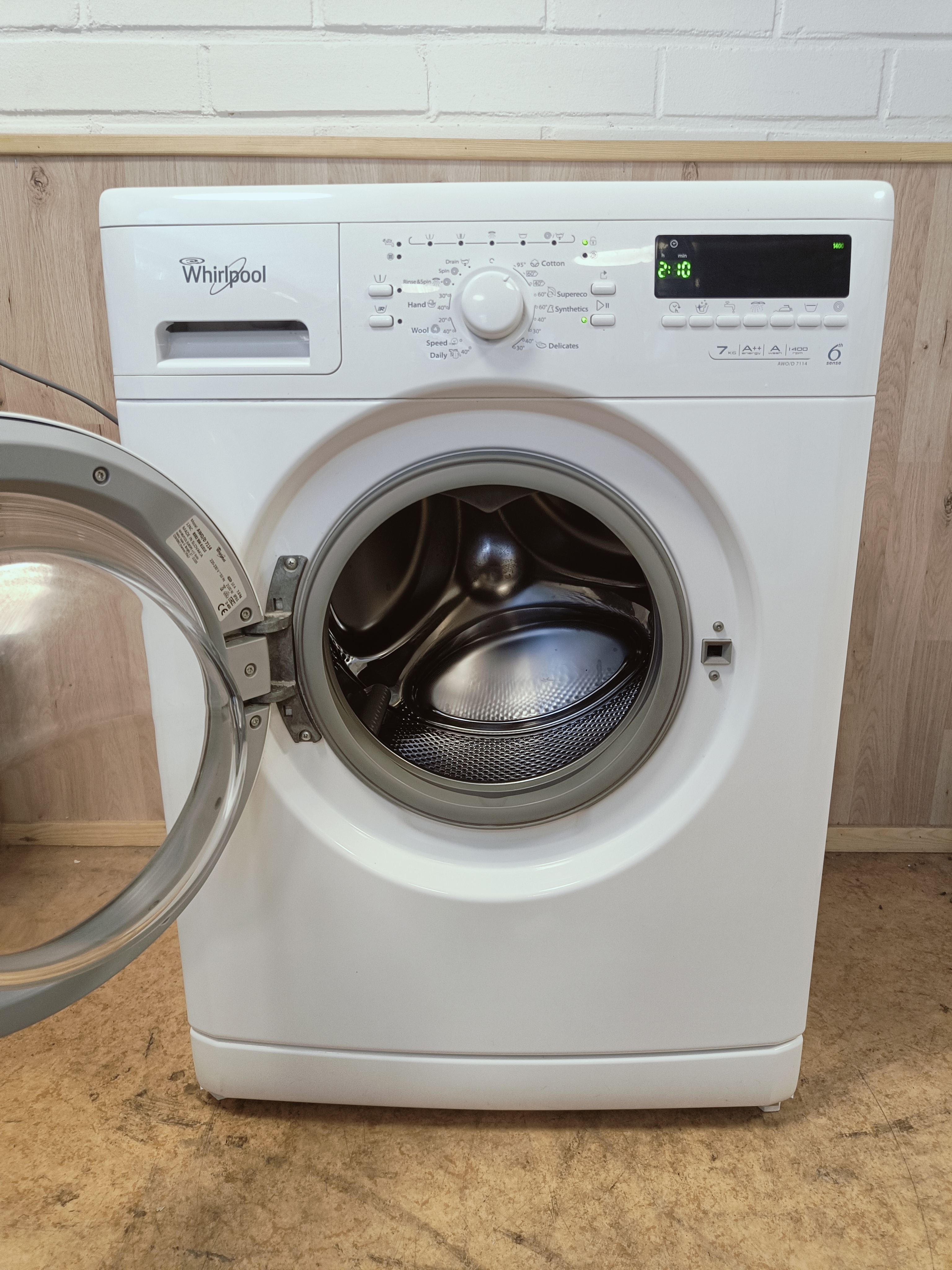 Whirlpool 7kg pesukone 