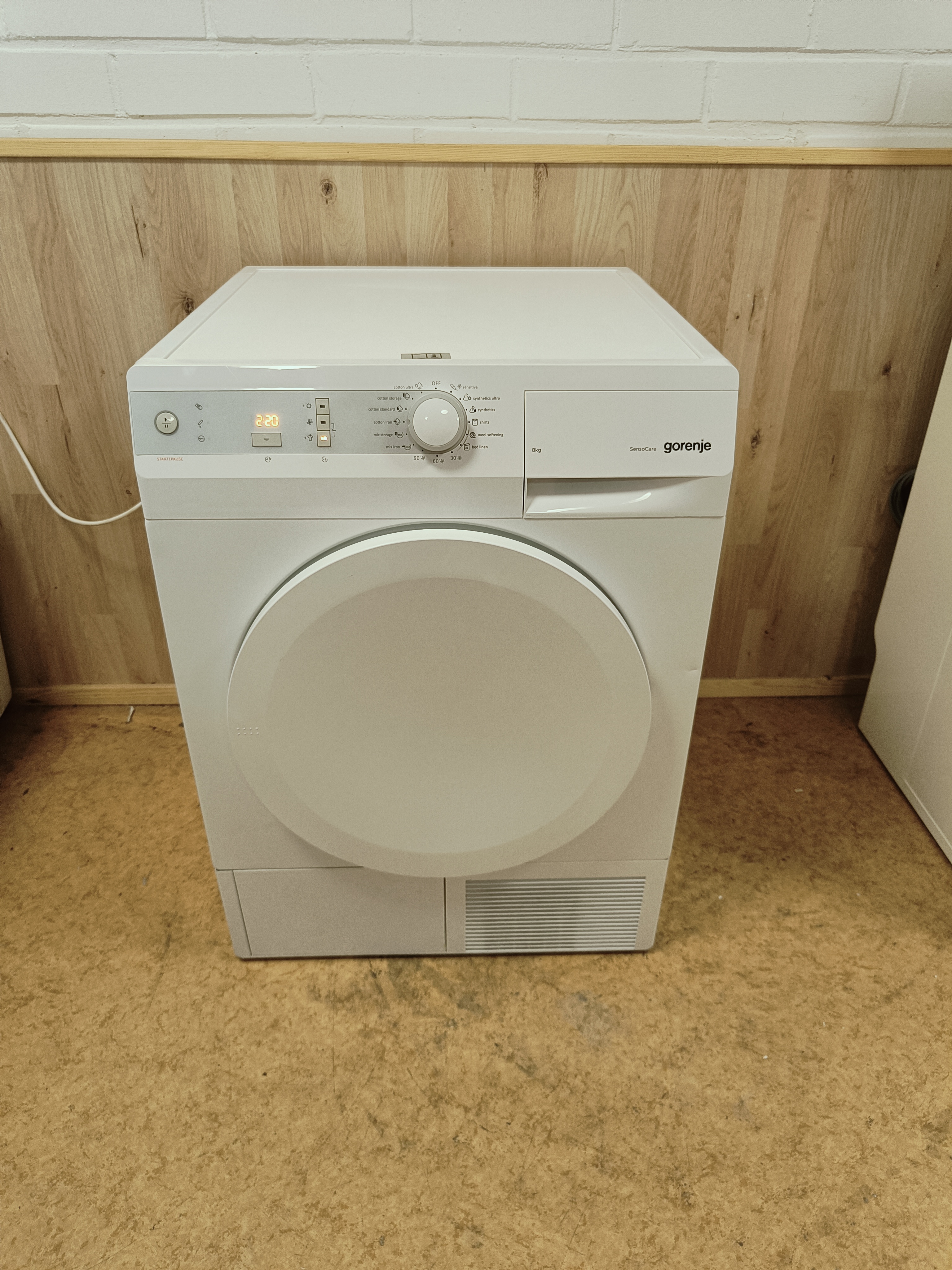 Gorenje 8kg kuivausrumpu 