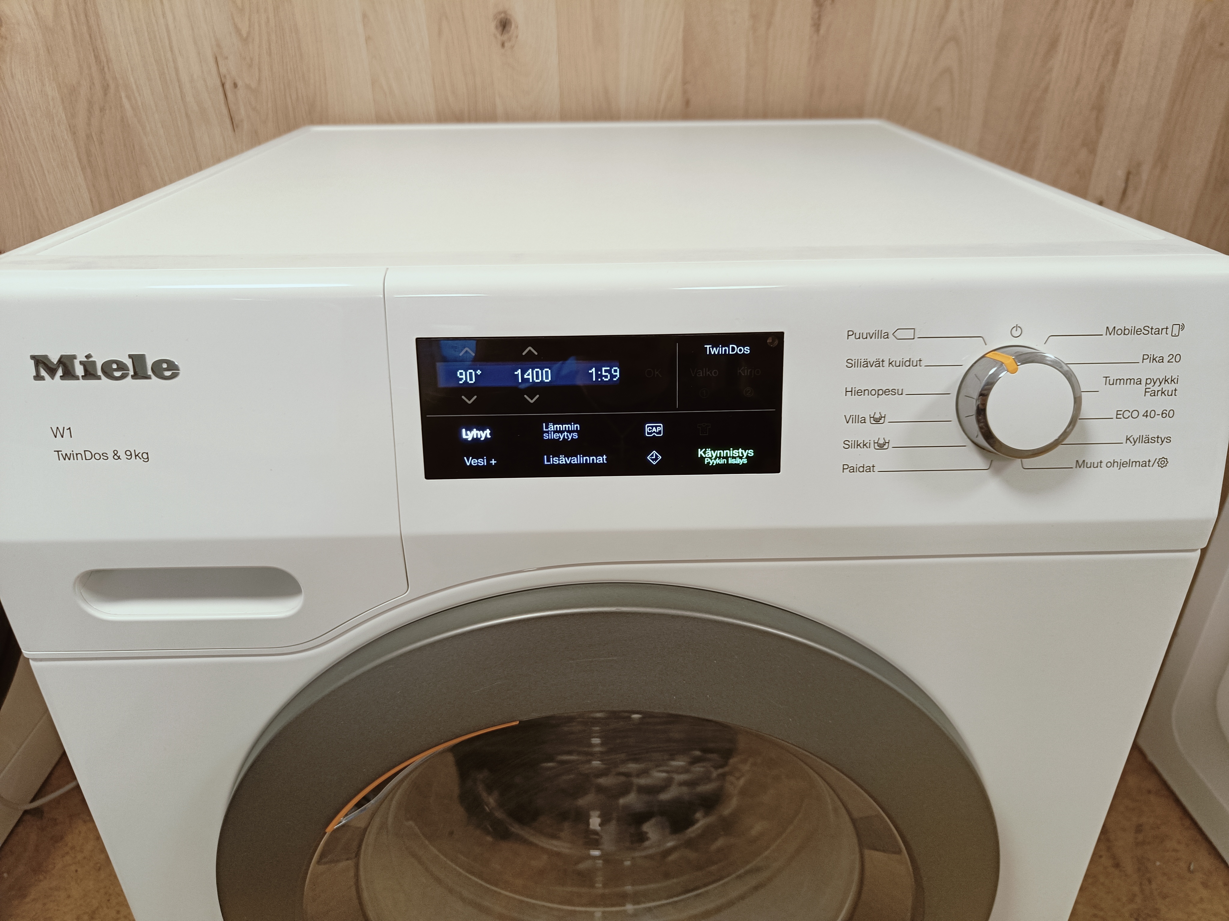 Miele TwinDose 9kg pesukone 