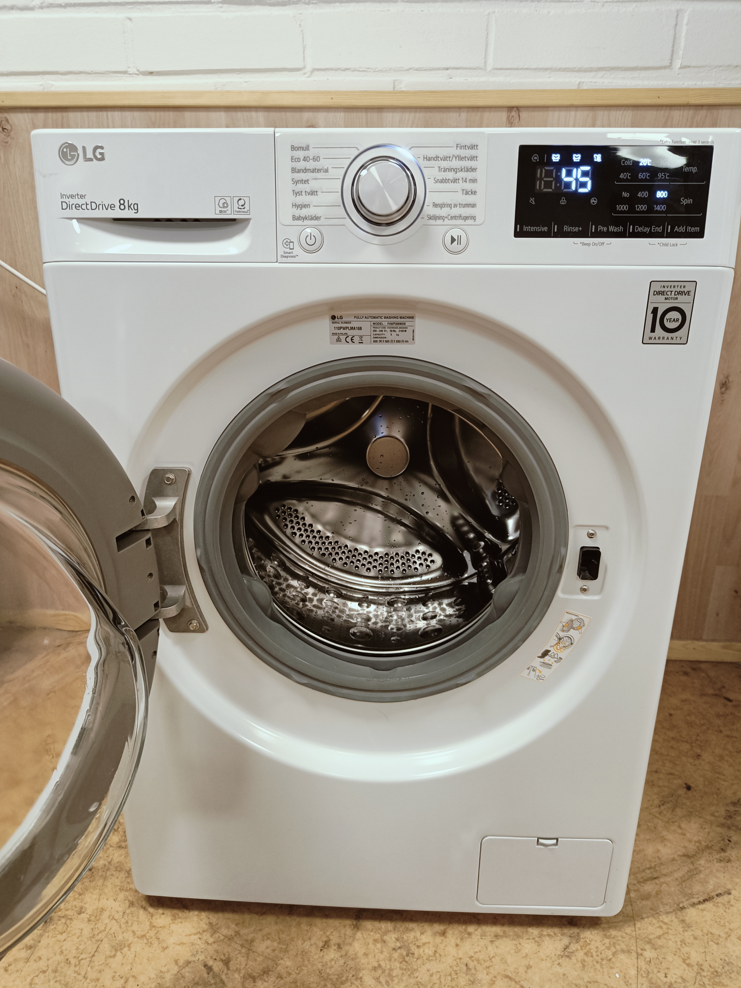 LG DirectDrive 8kg pesukone 