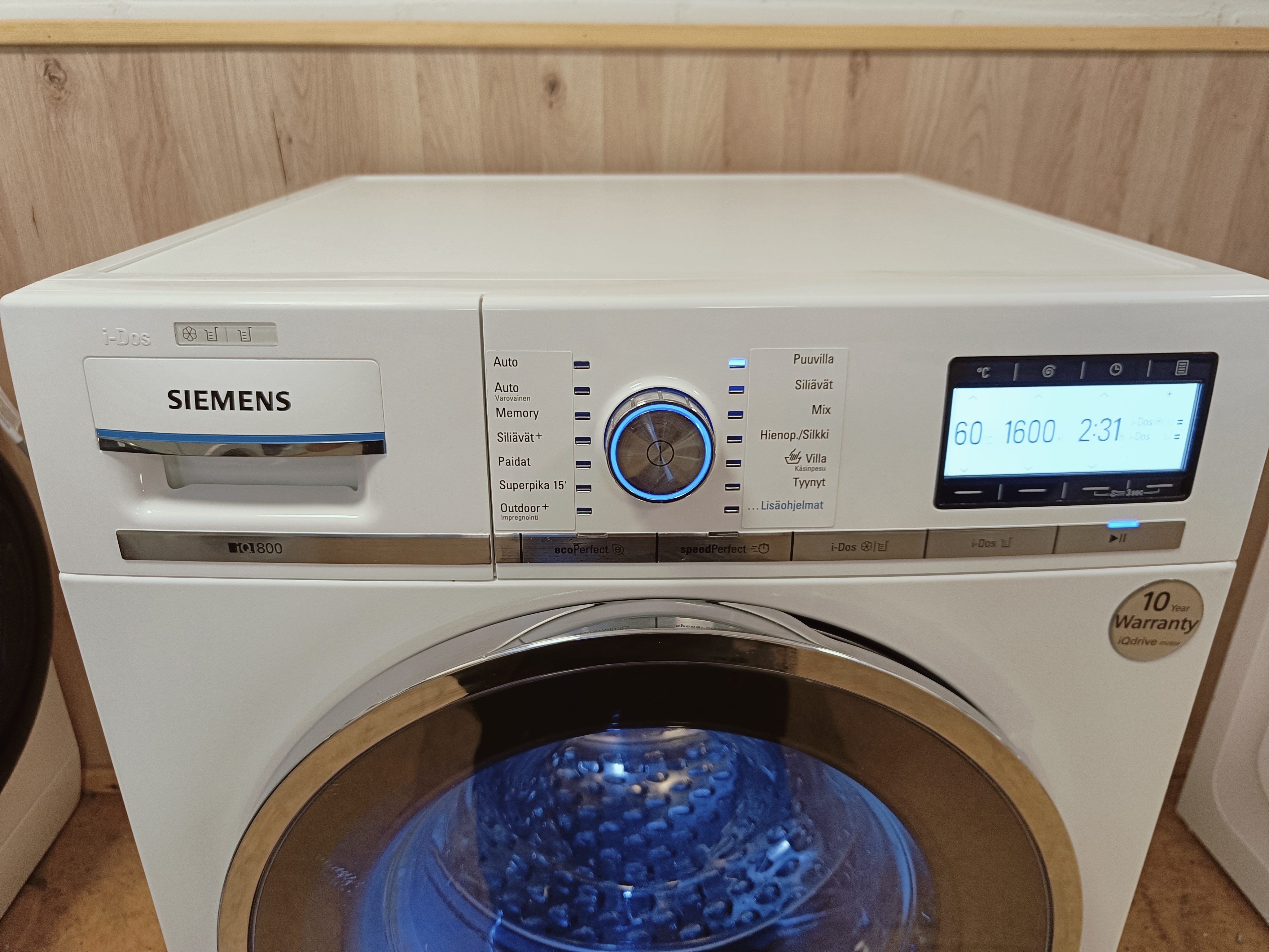 Siemens iDos iQ800 8kg pesukone 
