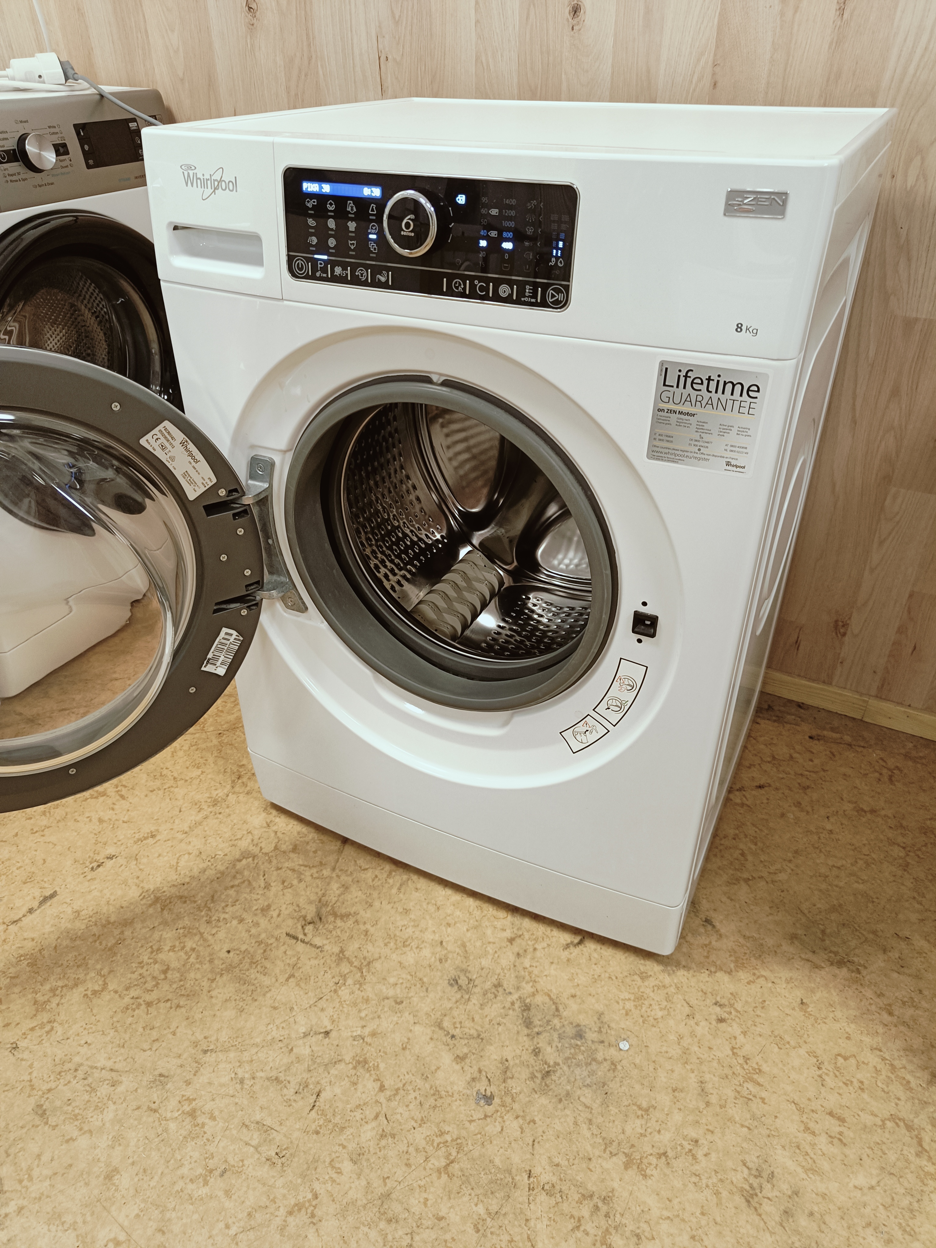 Whirlpool 8kg pesukone