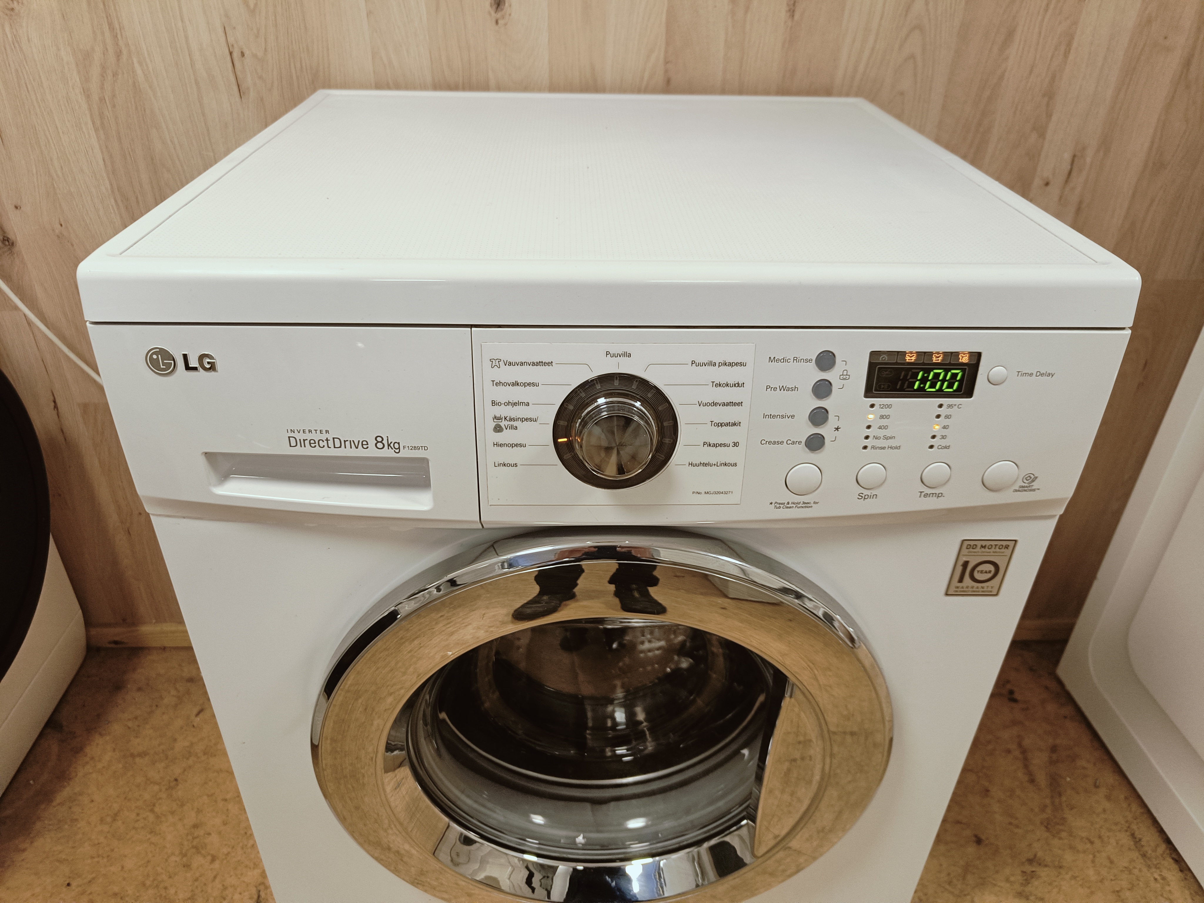 LG DirectDrive 8kg pesukone 