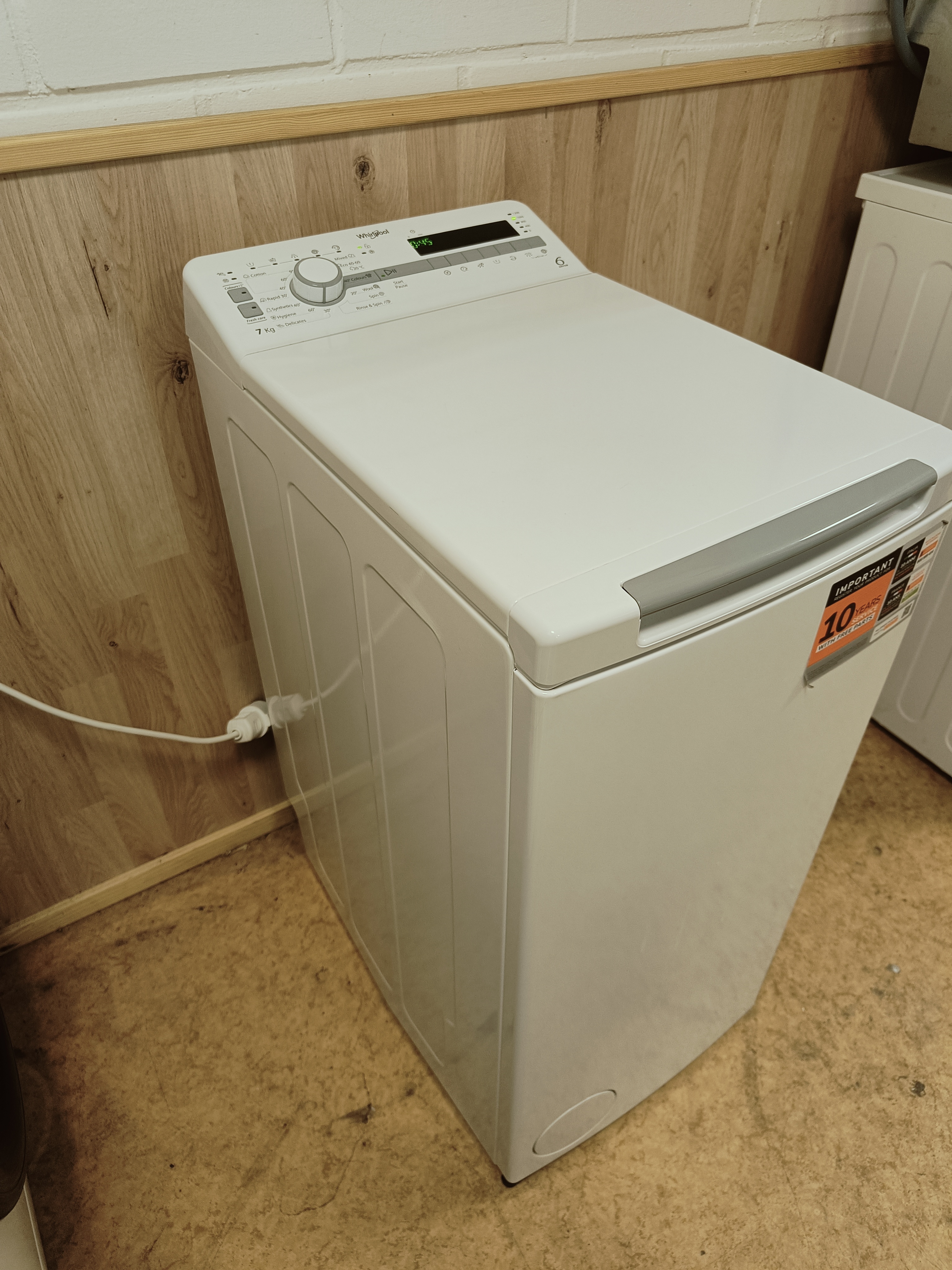 Whirlpool 7kg pesukone 