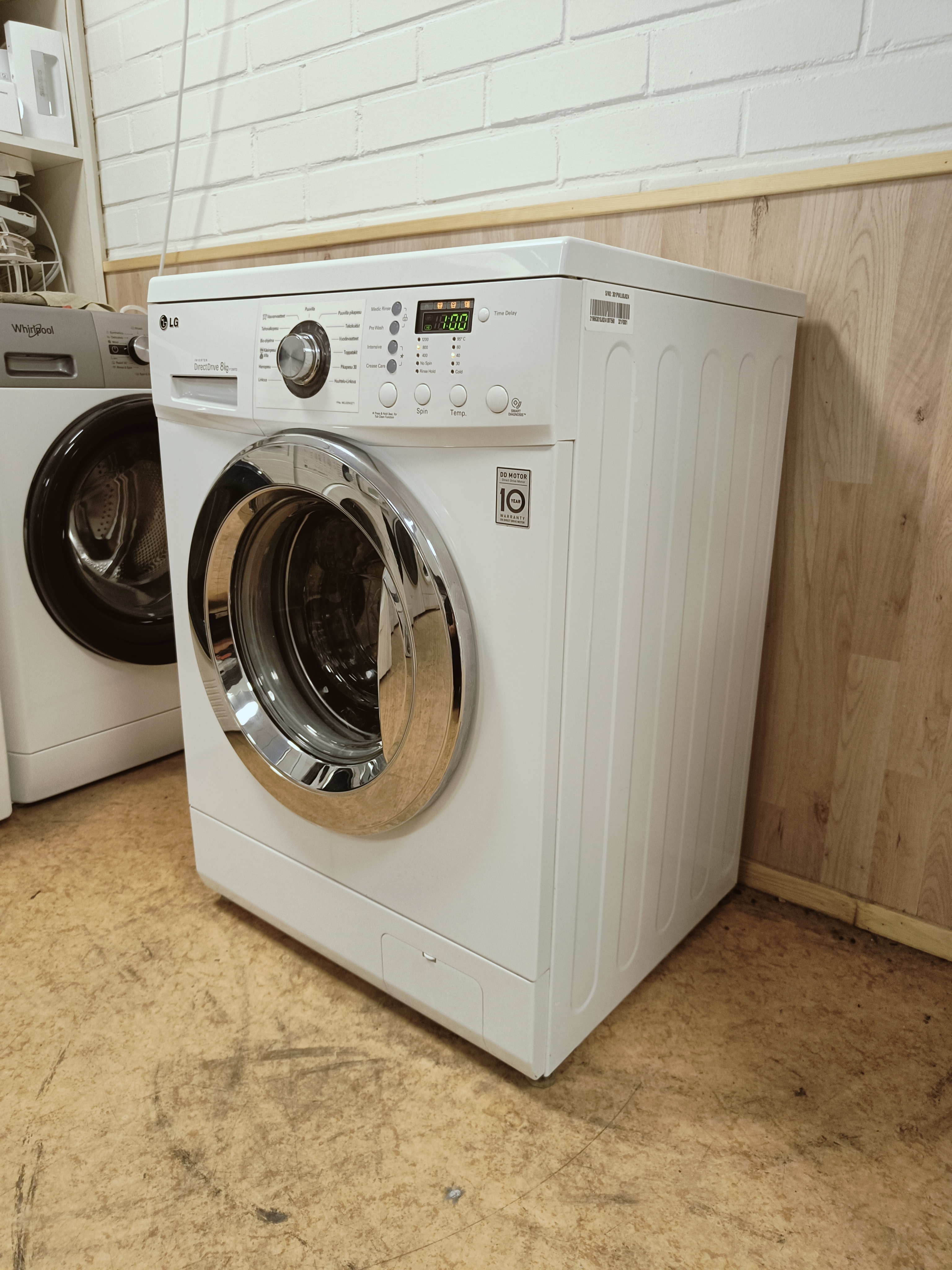 LG DirectDrive 8kg pesukone 