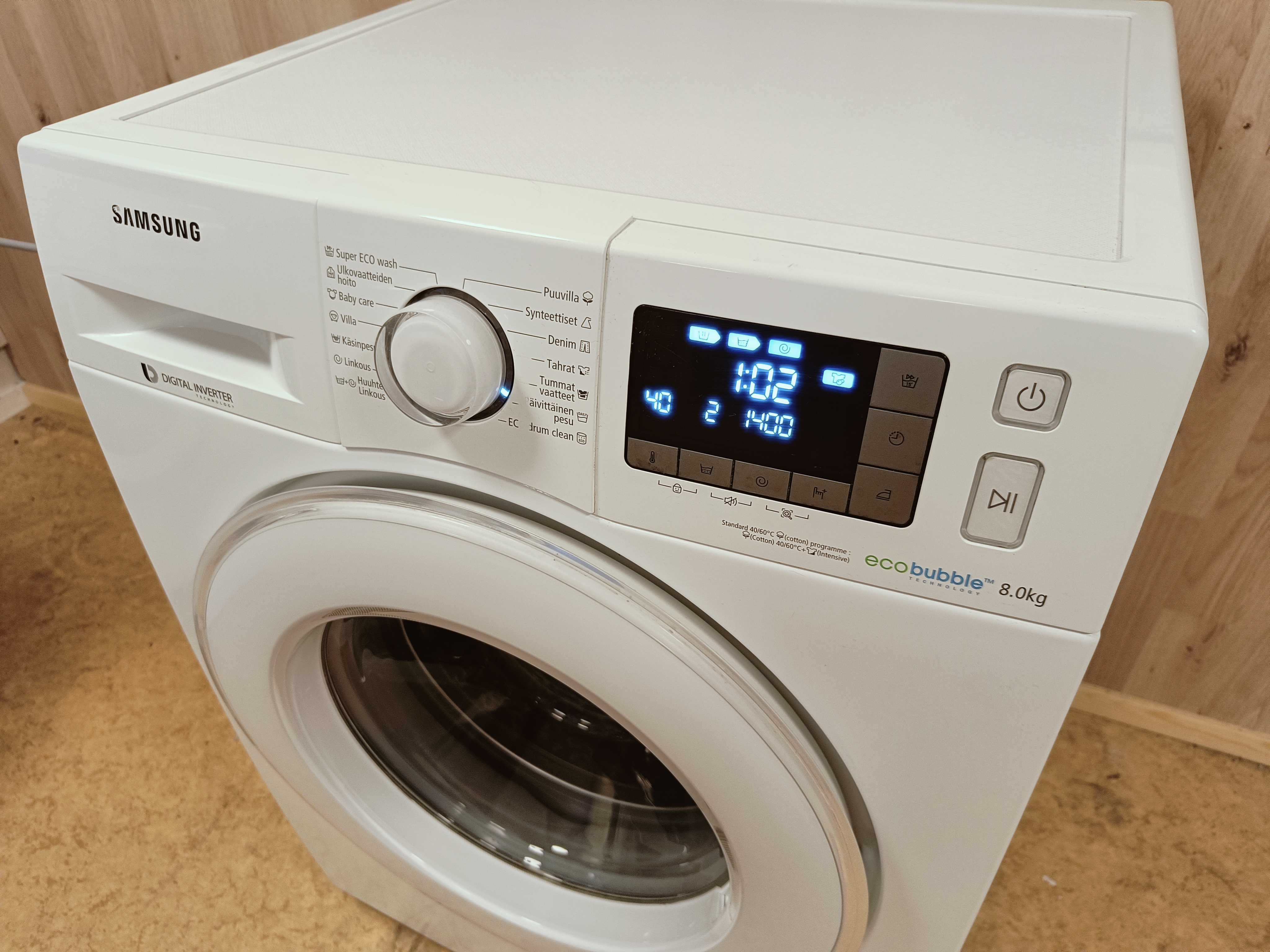 Samsung 8kg pesukone 