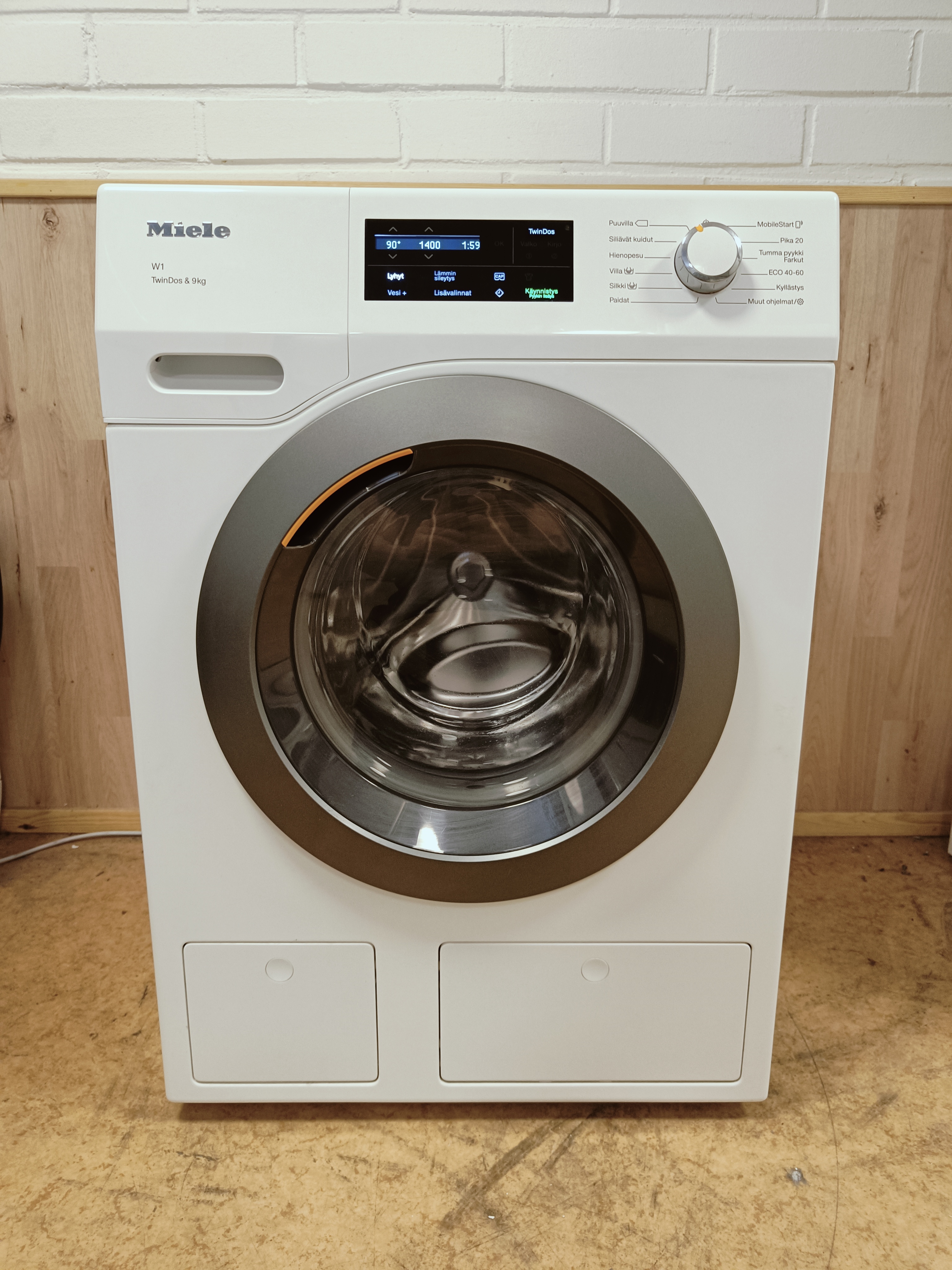 Miele TwinDose 9kg pesukone 