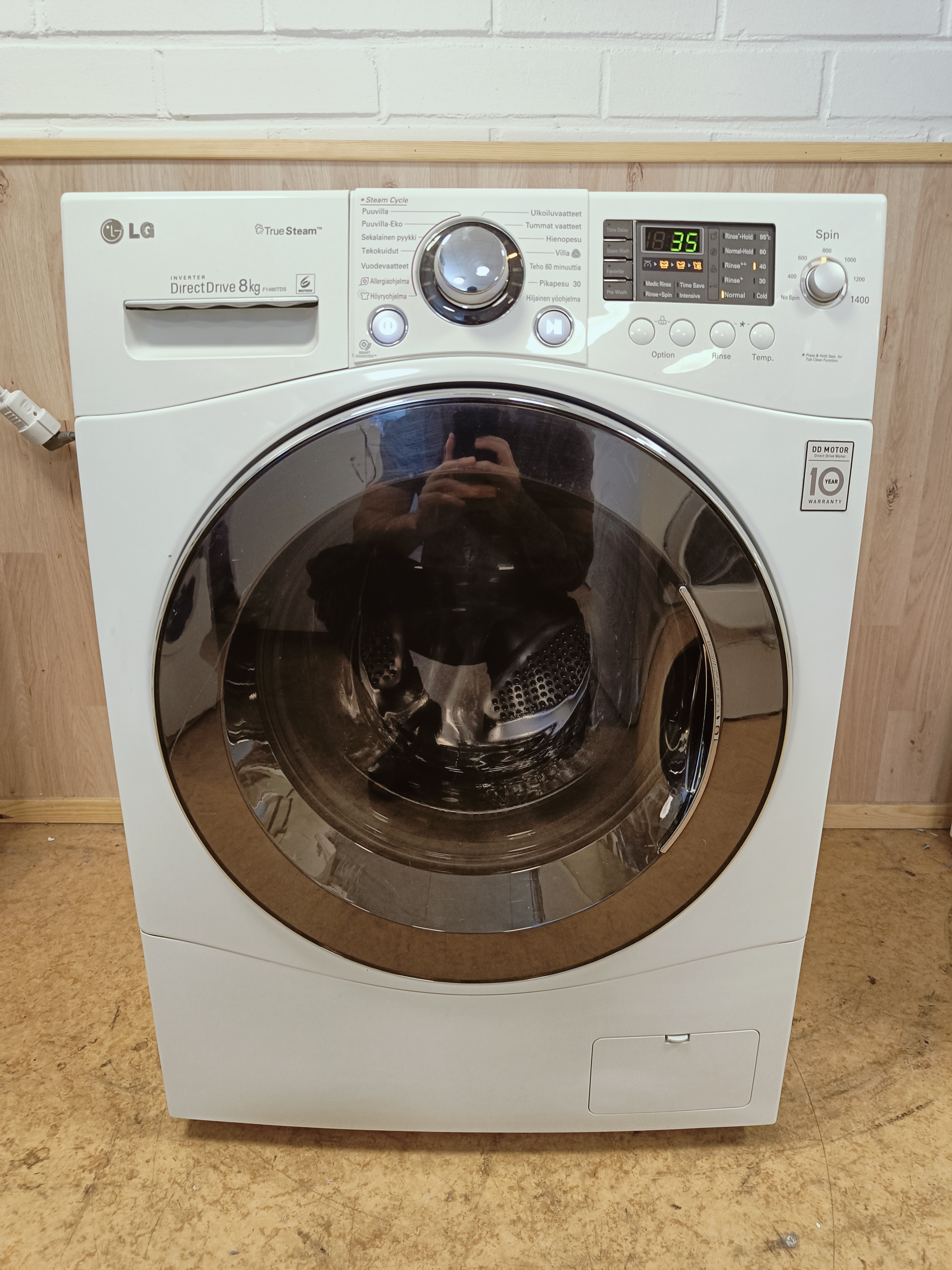 LG DirectDrive 8kg pesukone 