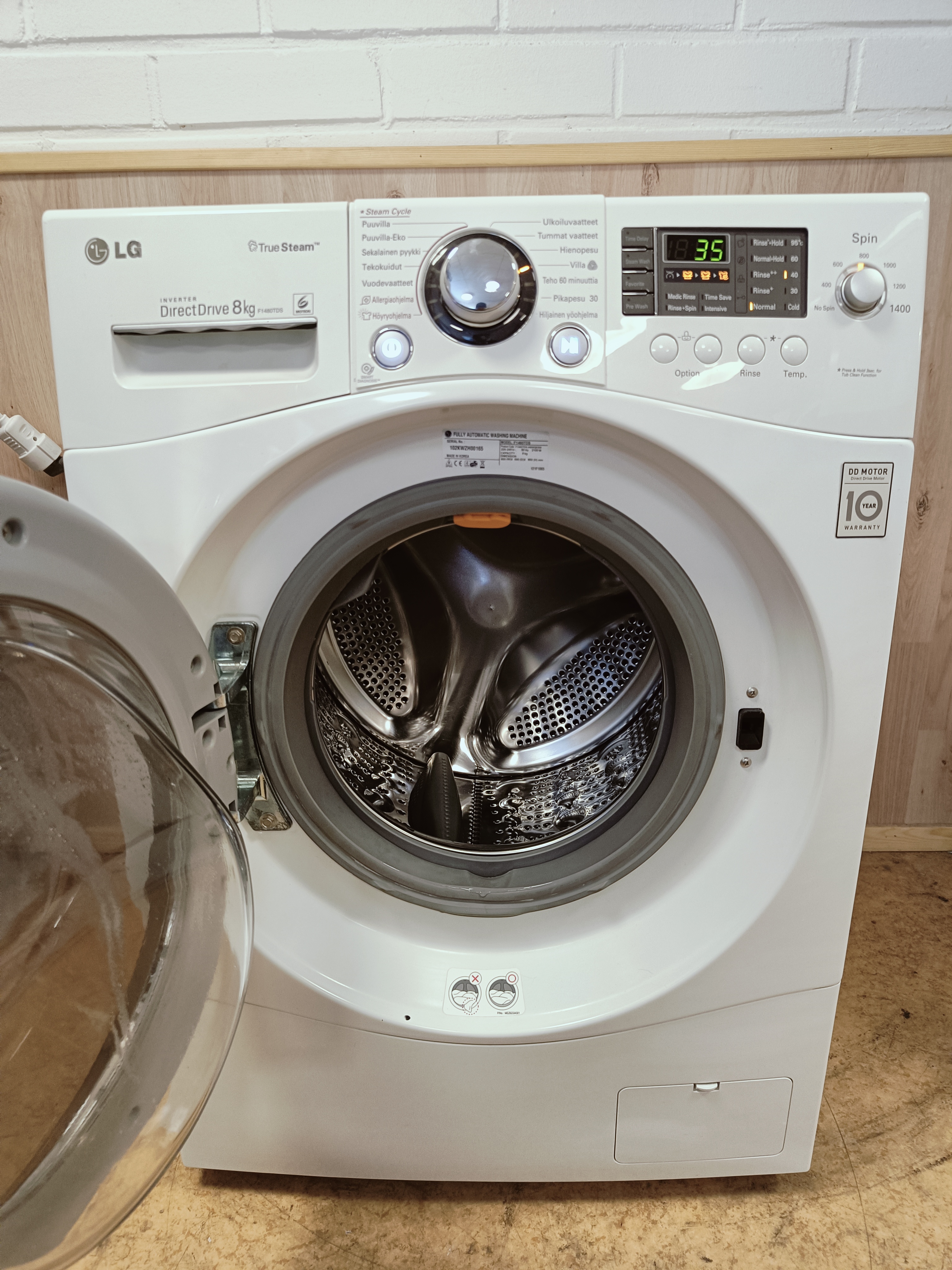 LG DirectDrive 8kg pesukone 