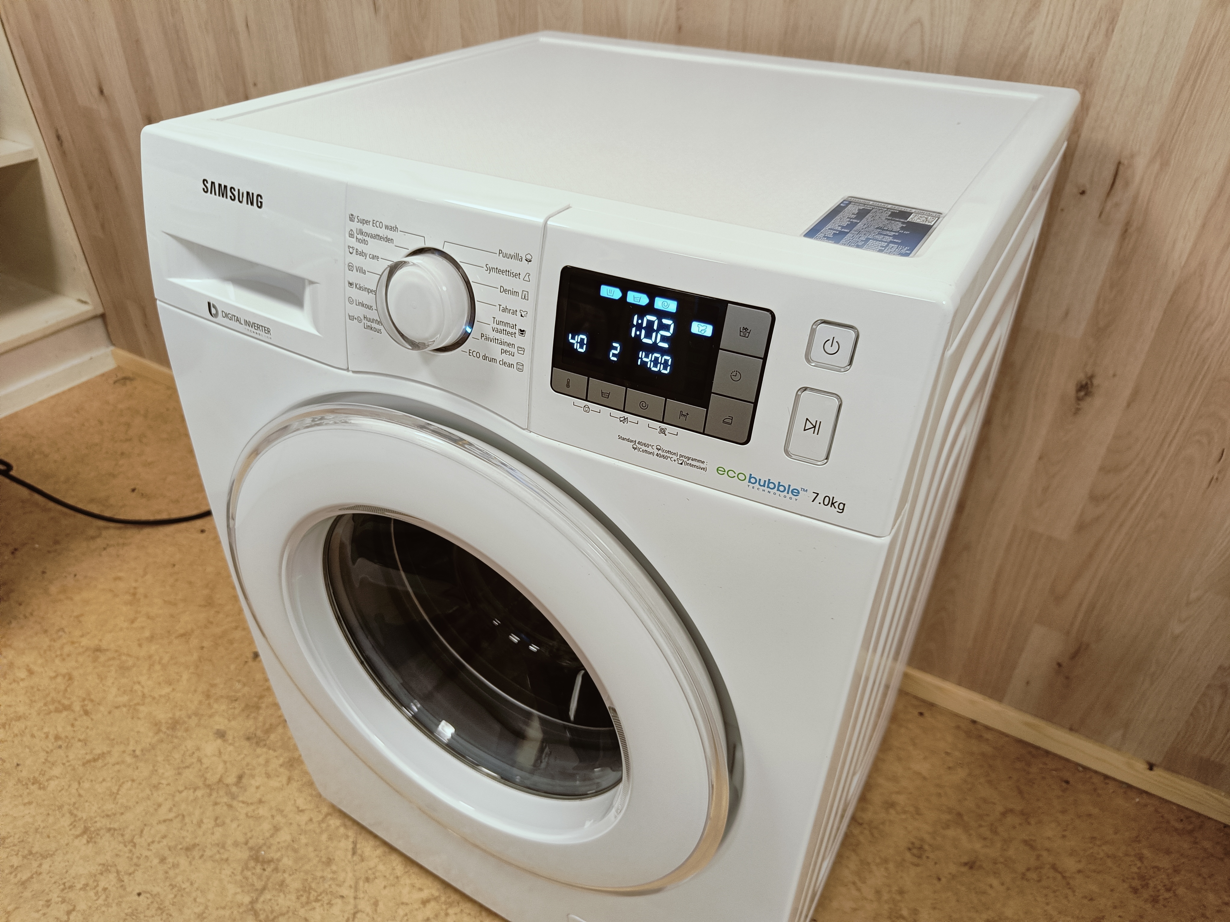 Samsung 7kg pesukone 