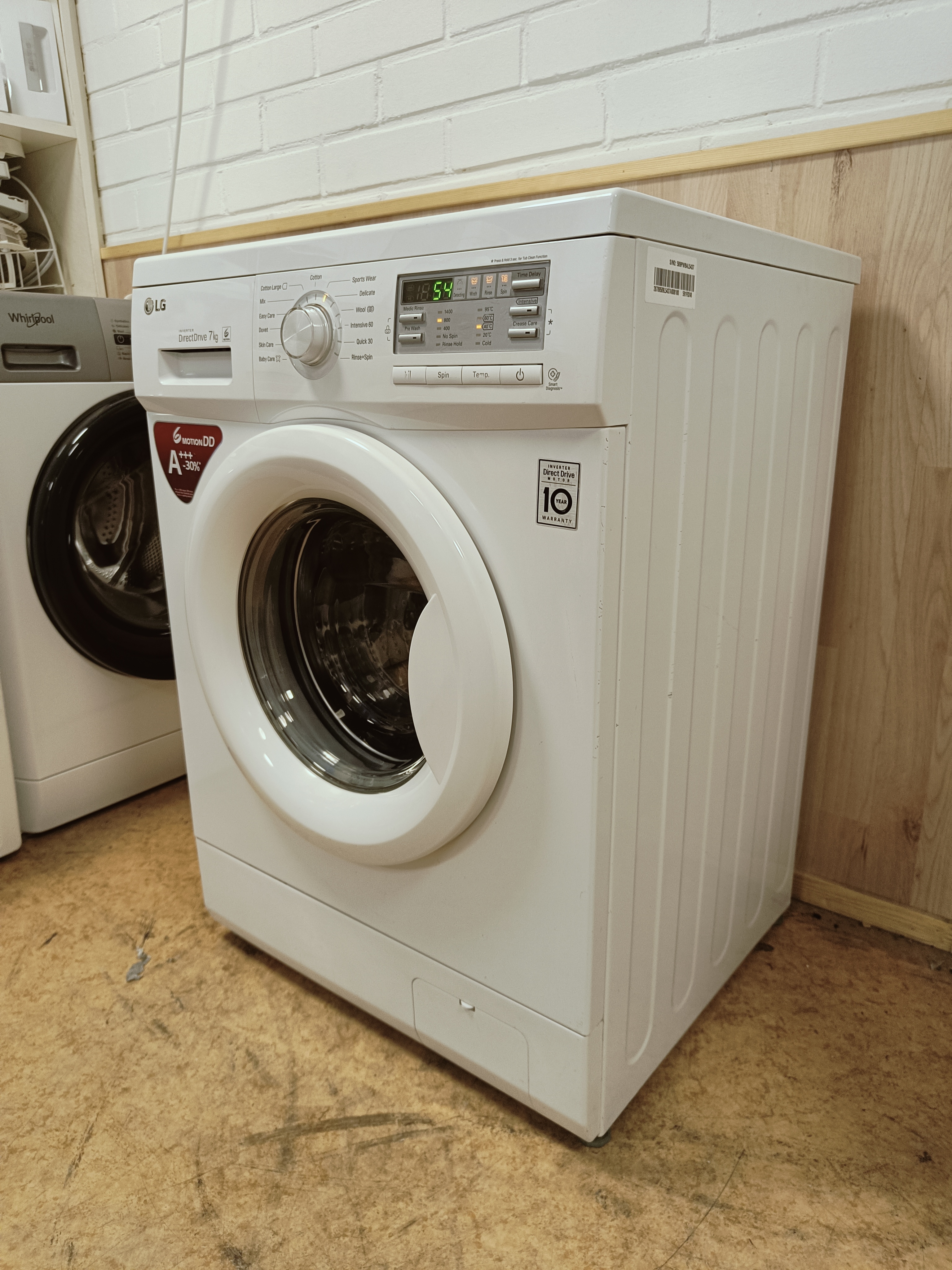 LG DirectDrive 7kg pesukone 