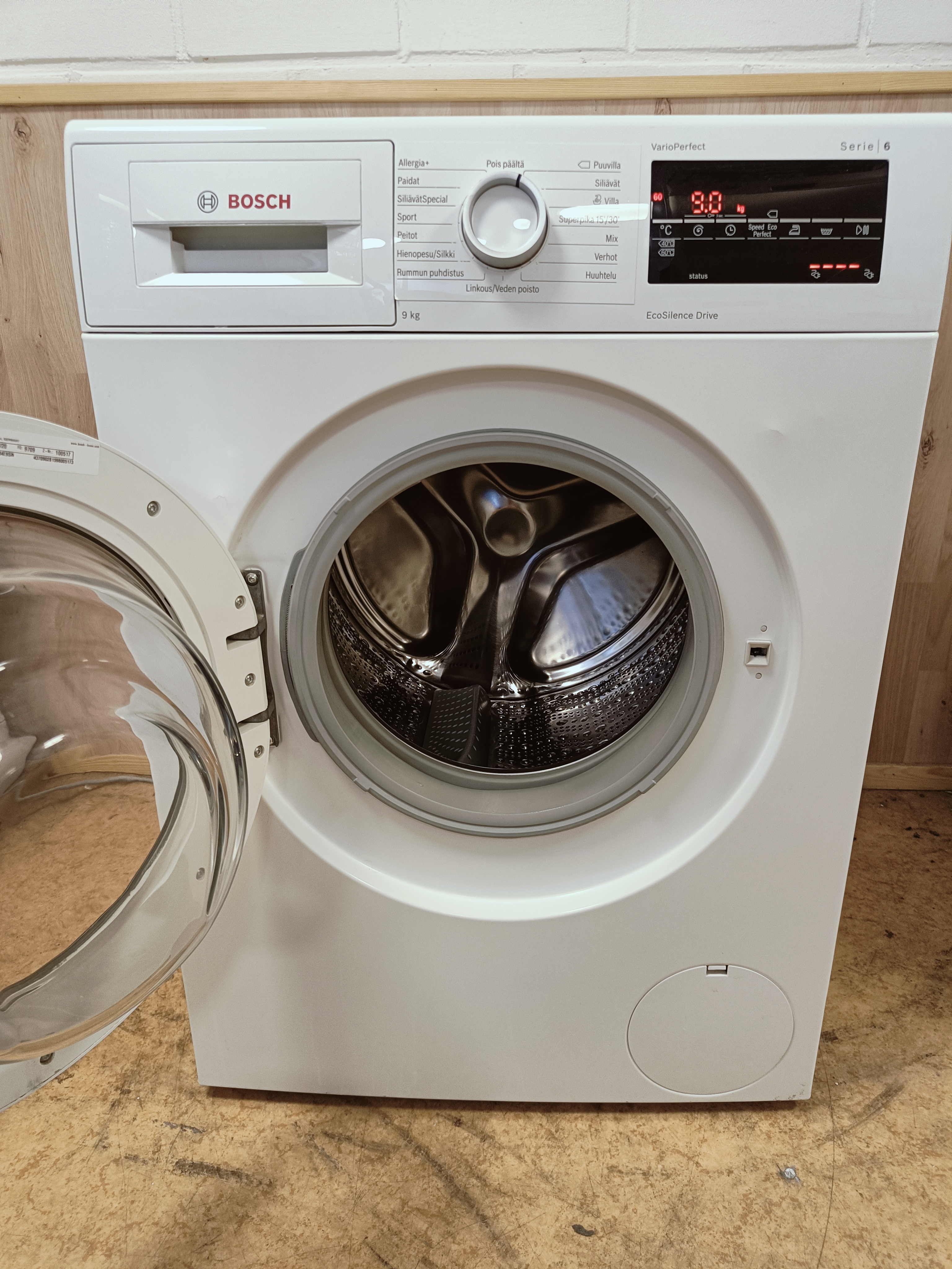 Bosch Serie6 9kg pesukone 