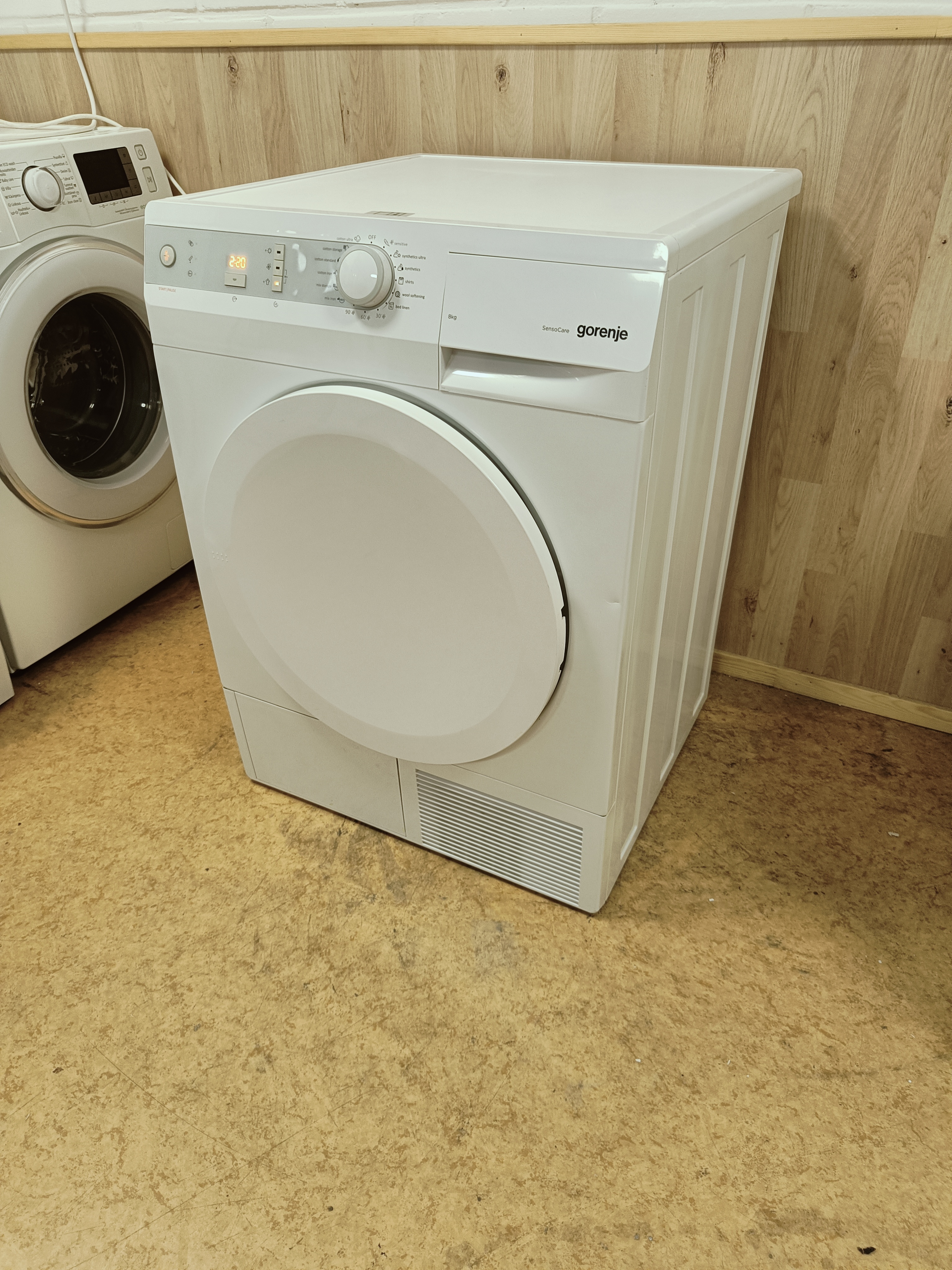 Gorenje 8kg kuivausrumpu 