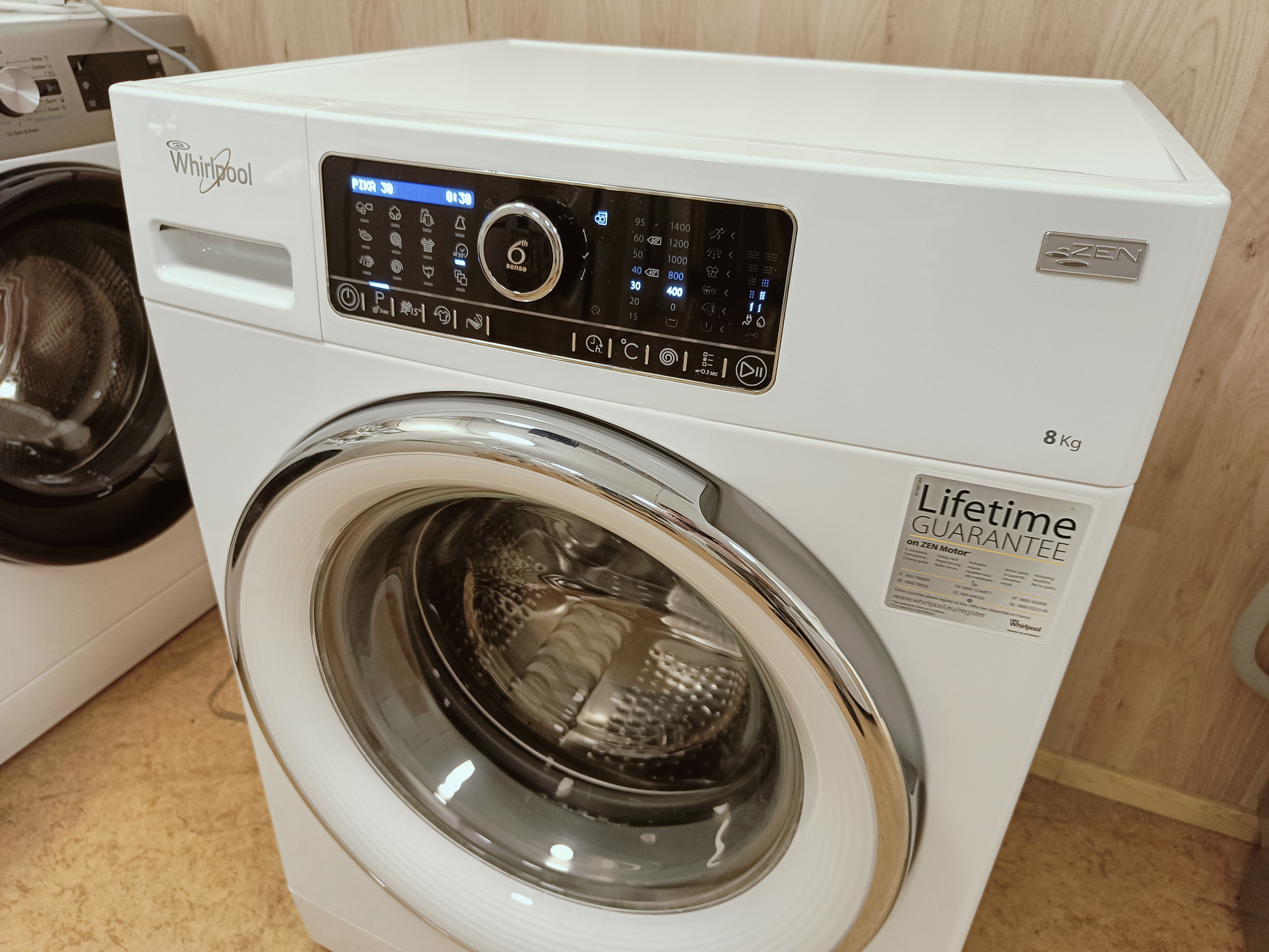 Whirlpool 8kg pesukone