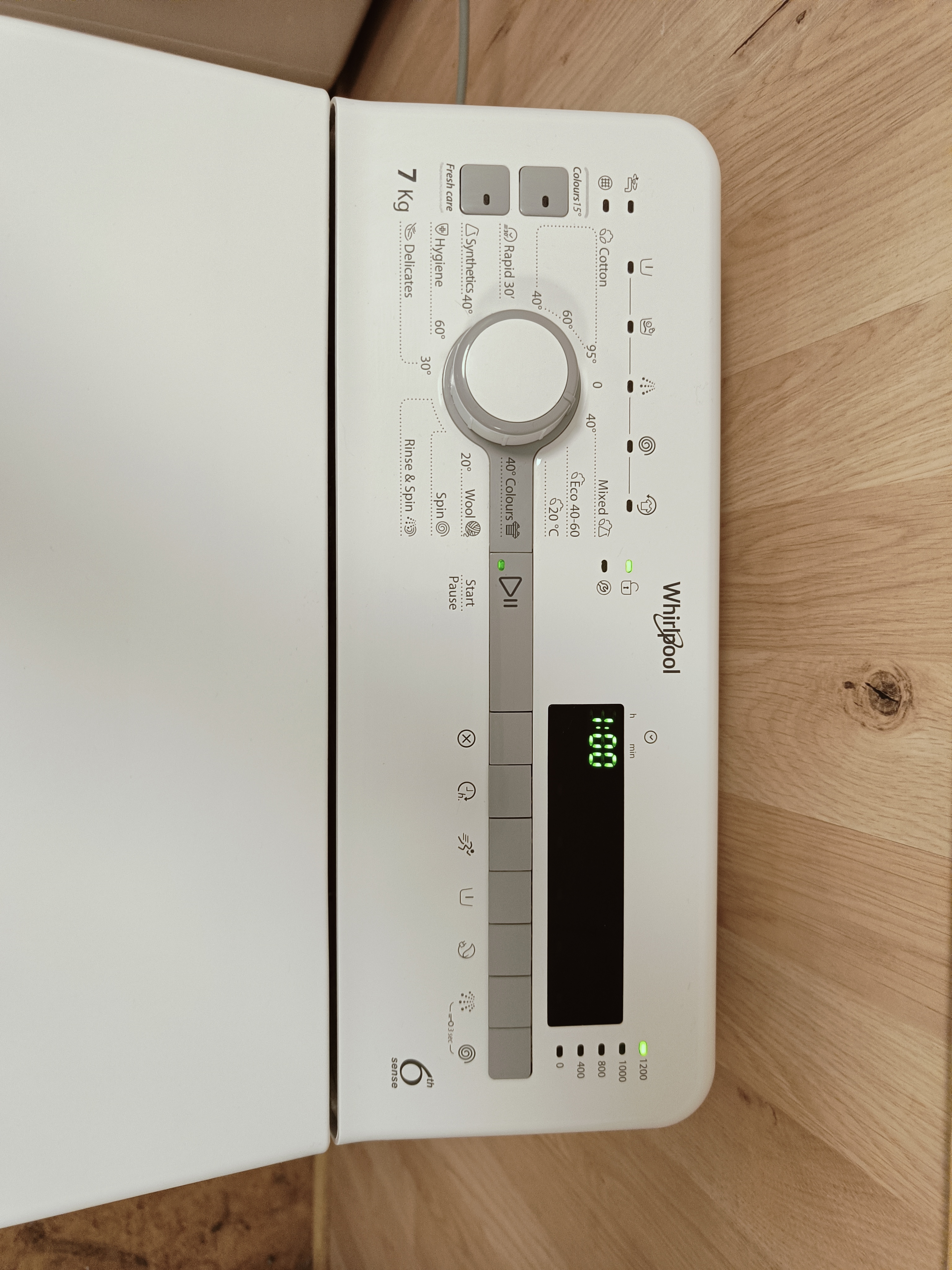 Whirlpool 7kg pesukone 