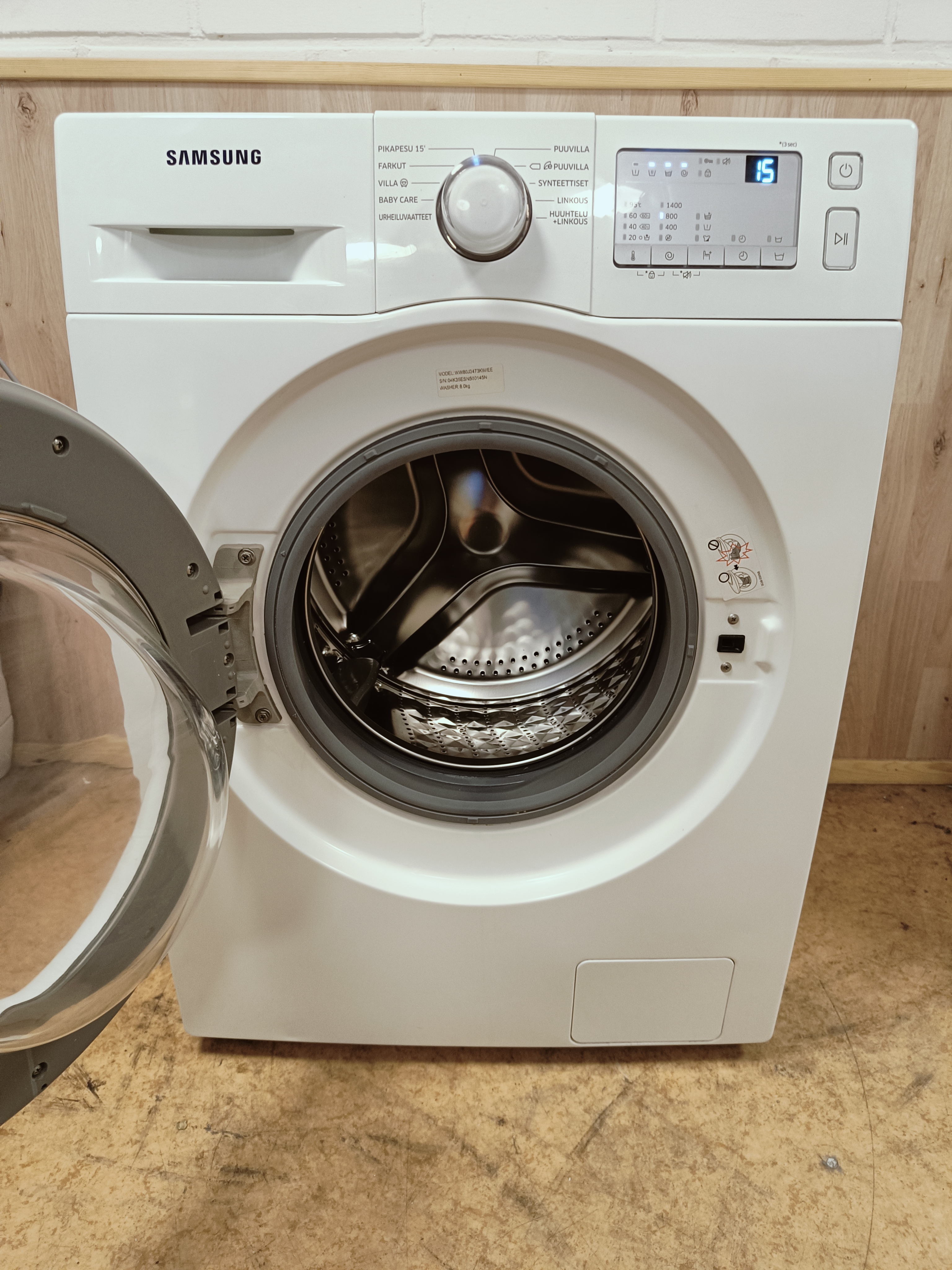 Samsung 8kg pesukone 