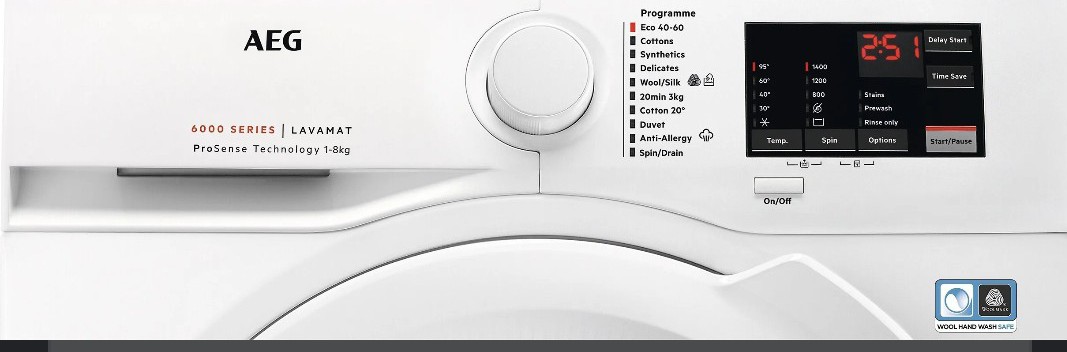 Uusi AEG 8kg pesukone 2v takuuta