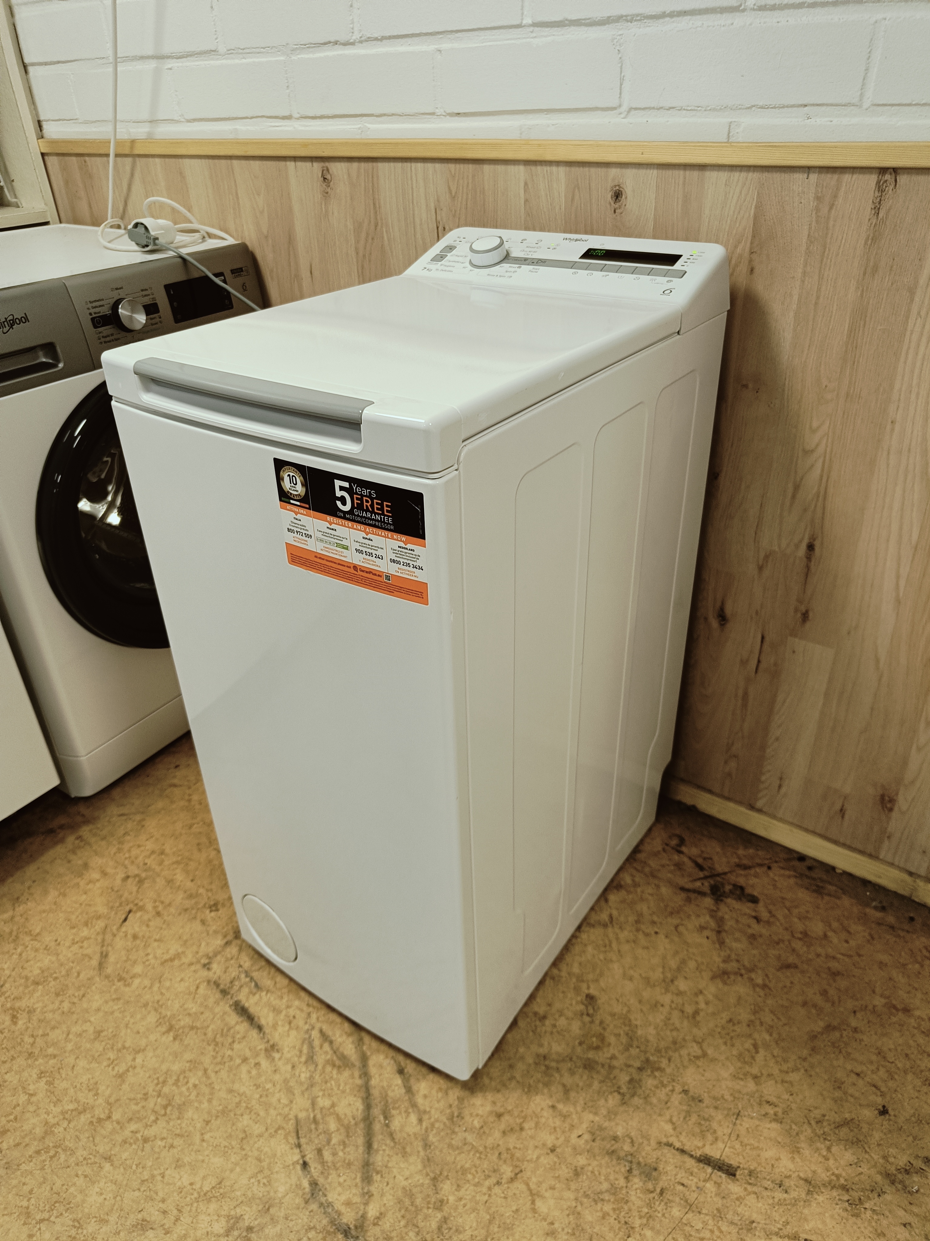 Whirlpool 7kg pesukone 