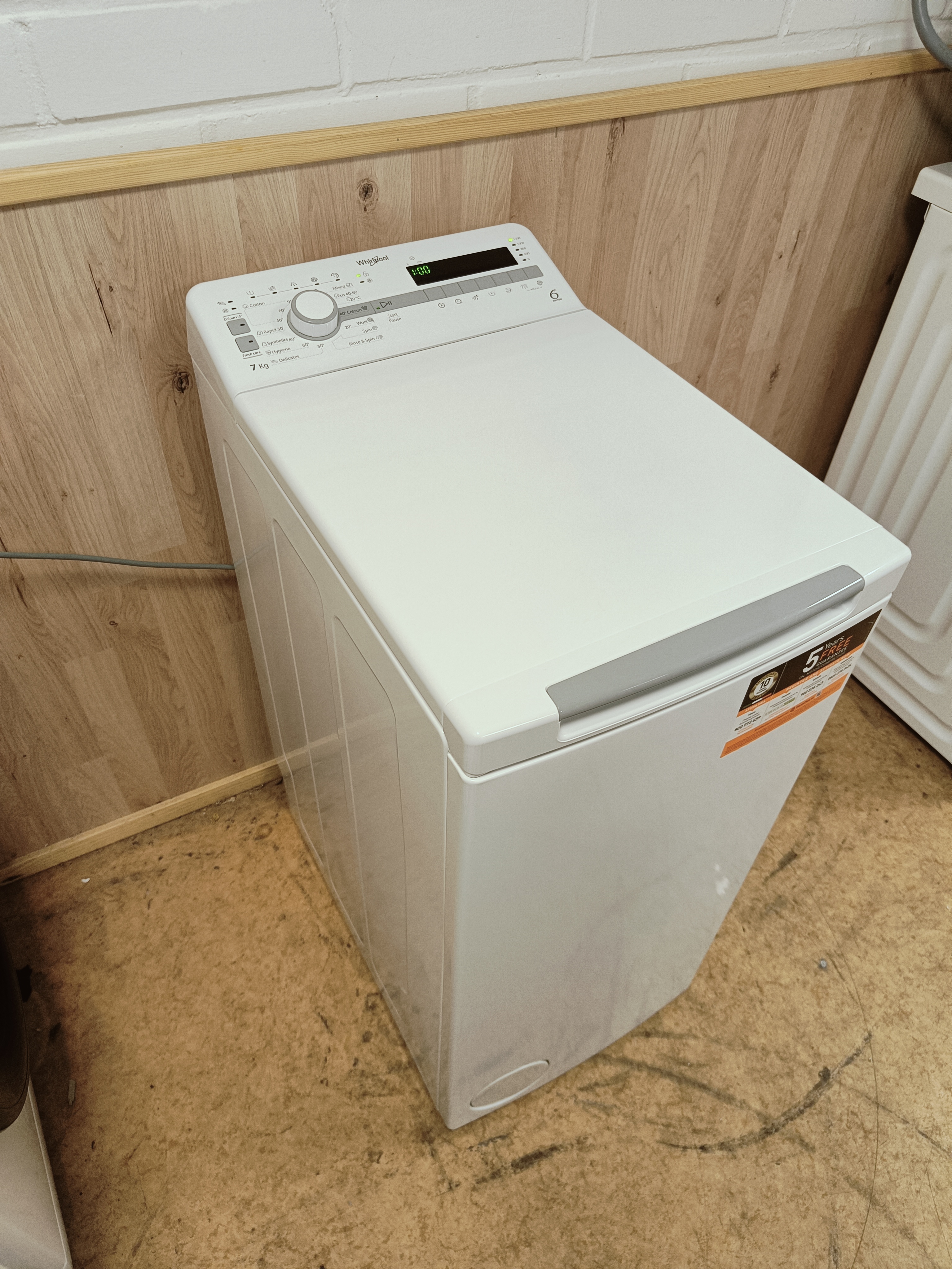 Whirlpool 7kg pesukone 
