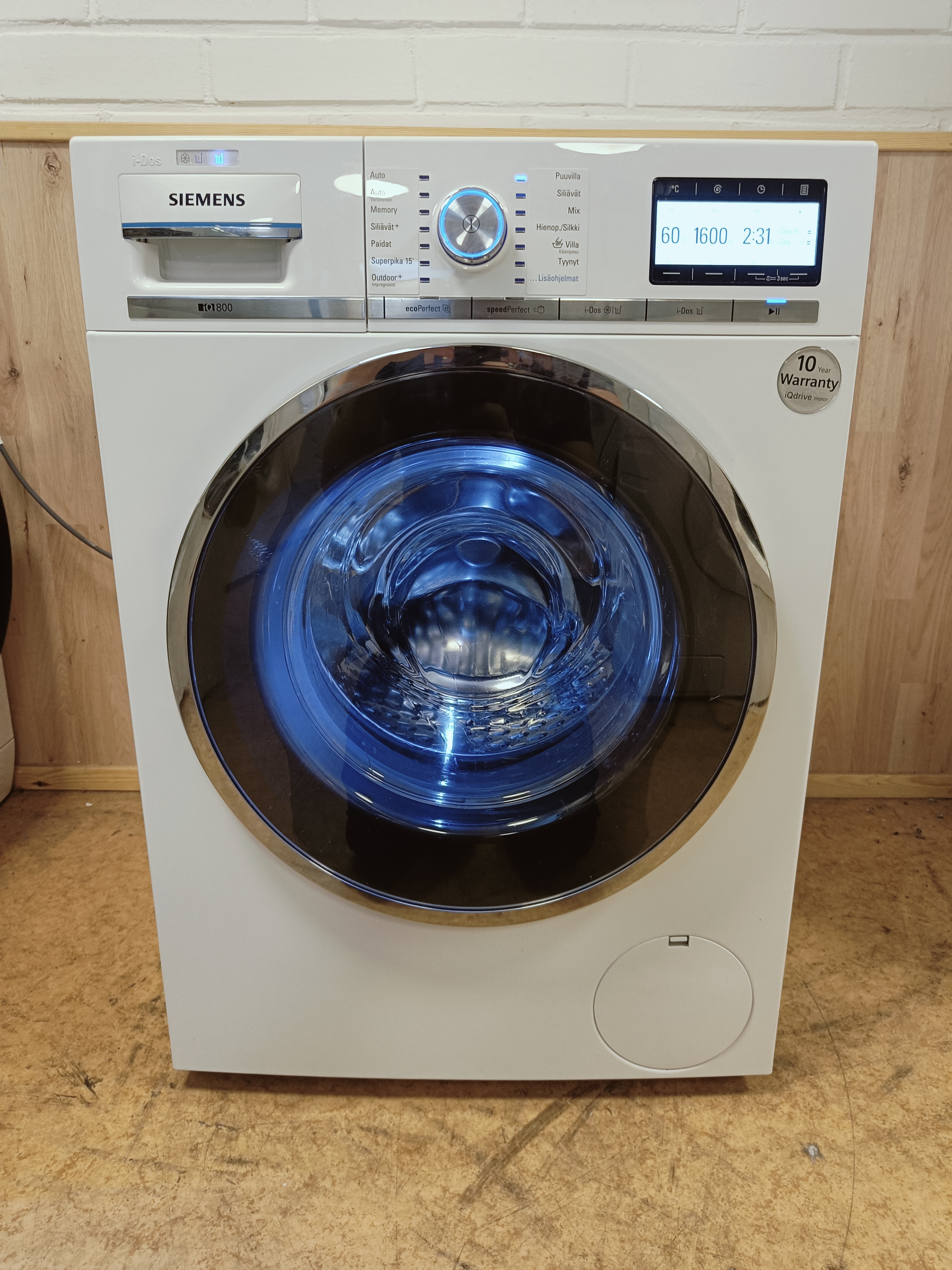 Siemens iDos iQ800 8kg pesukone 