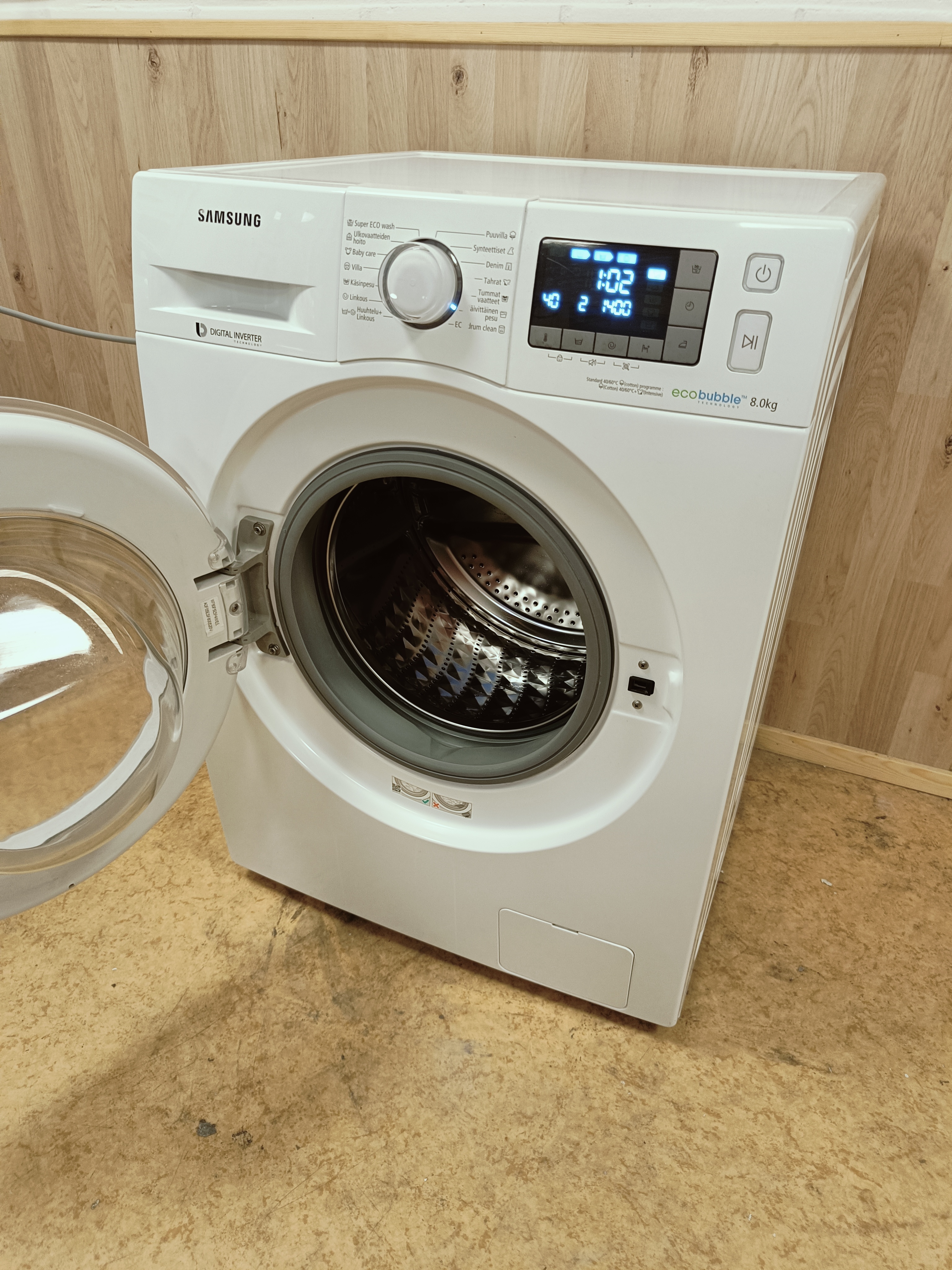 Samsung 8kg pesukone 
