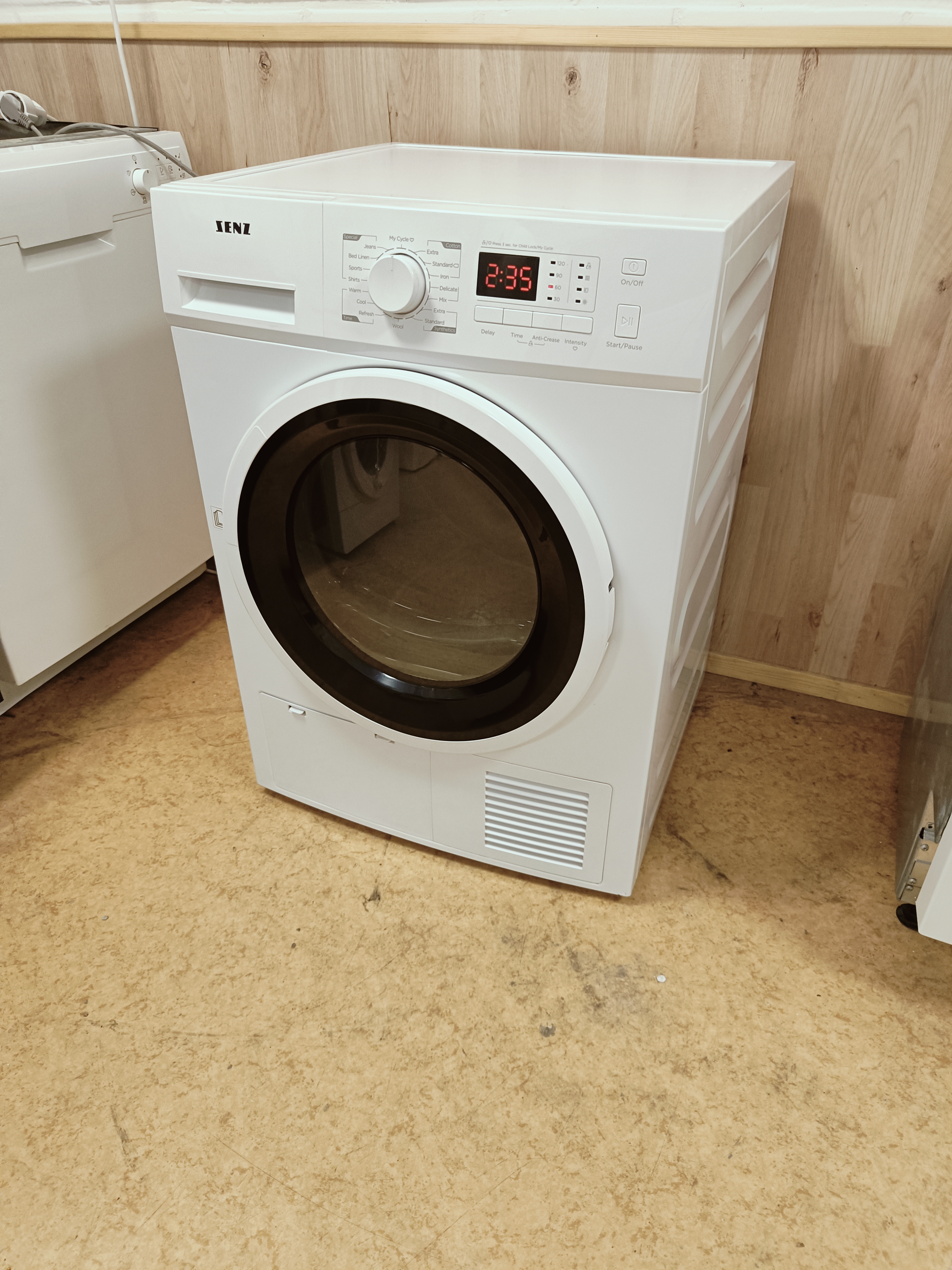 Senz 8kg kuivausrumpu 