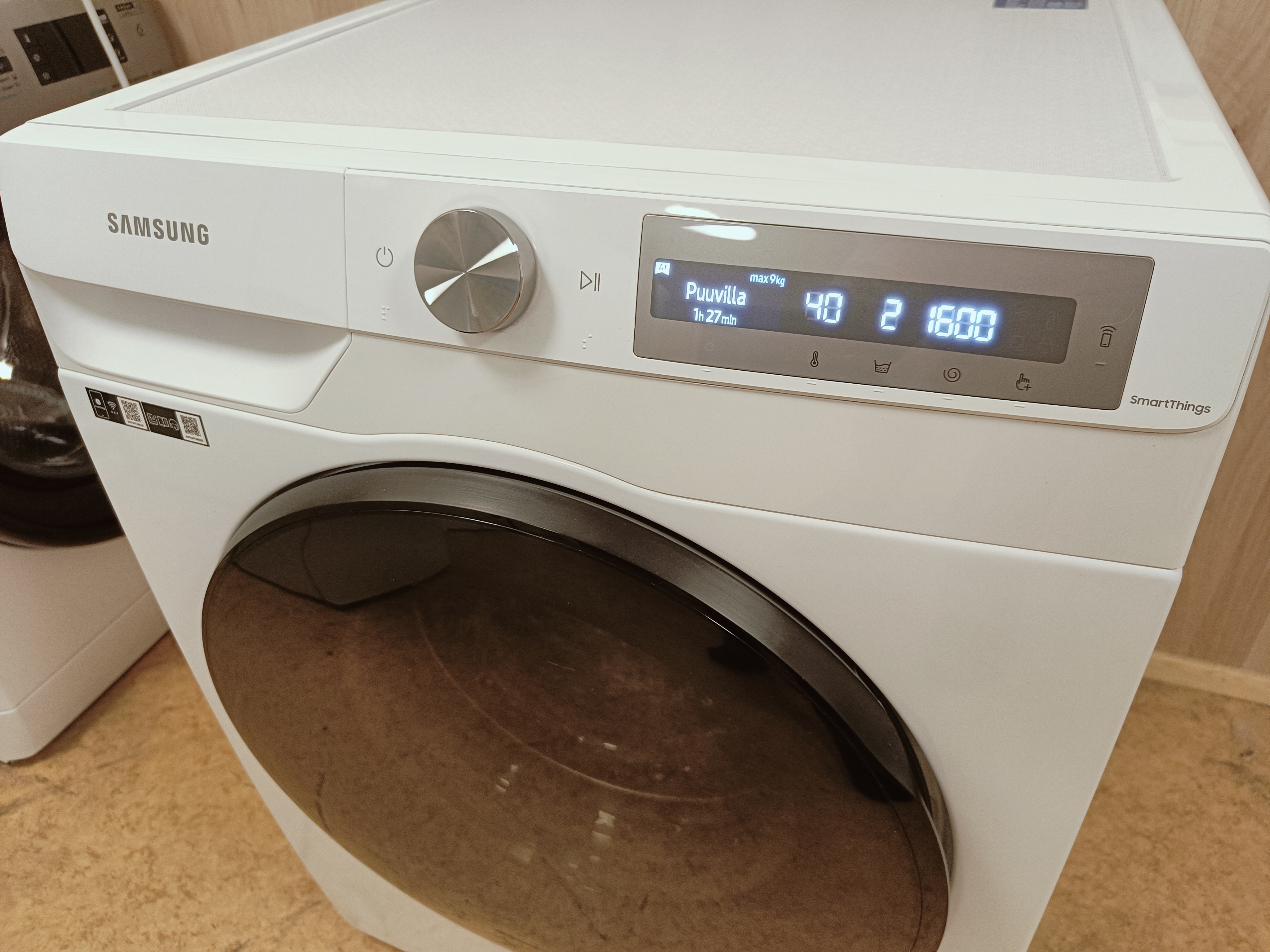 Samsung 9kg pesukone 