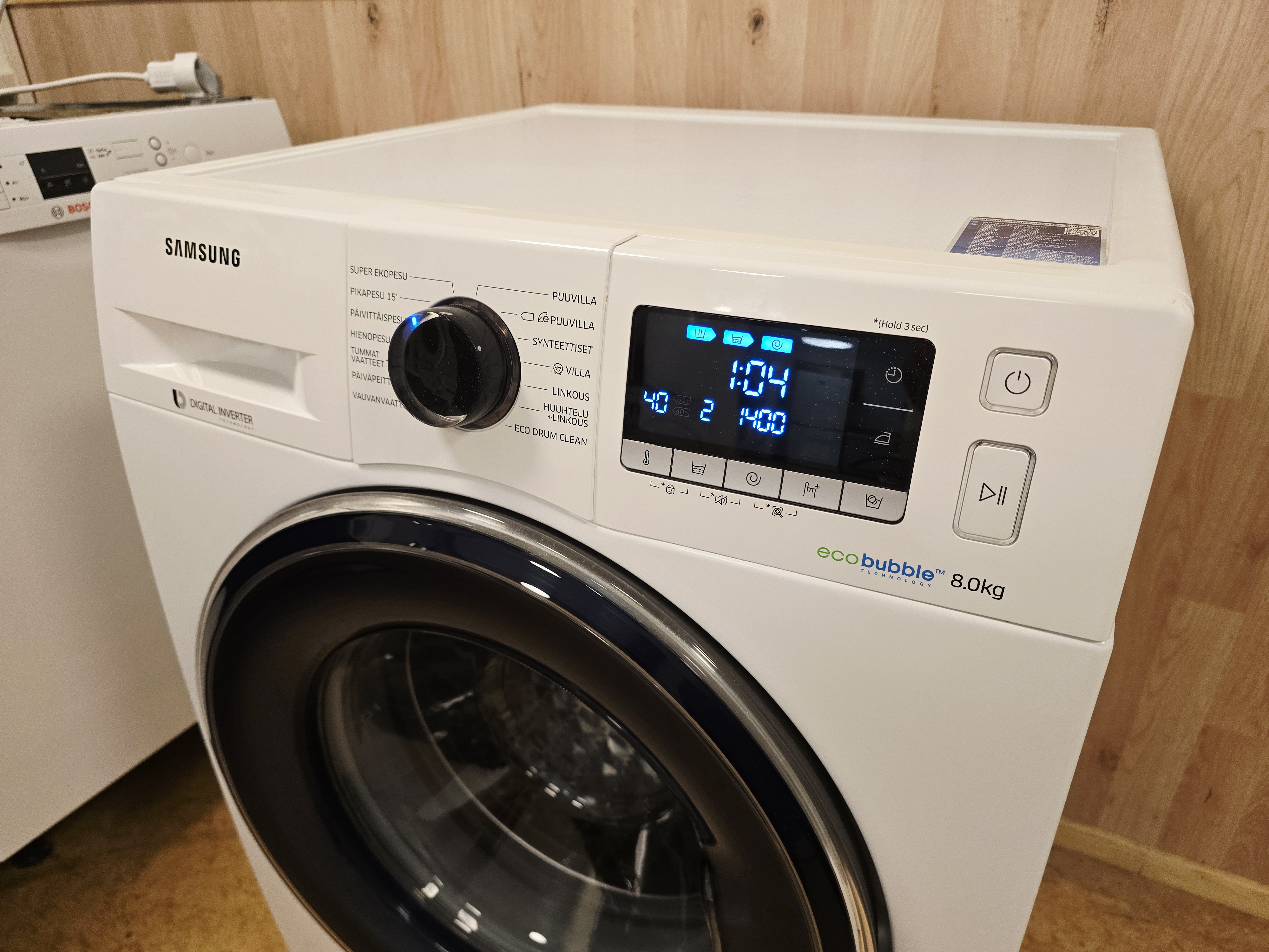 Samsung 8kg pesukone 