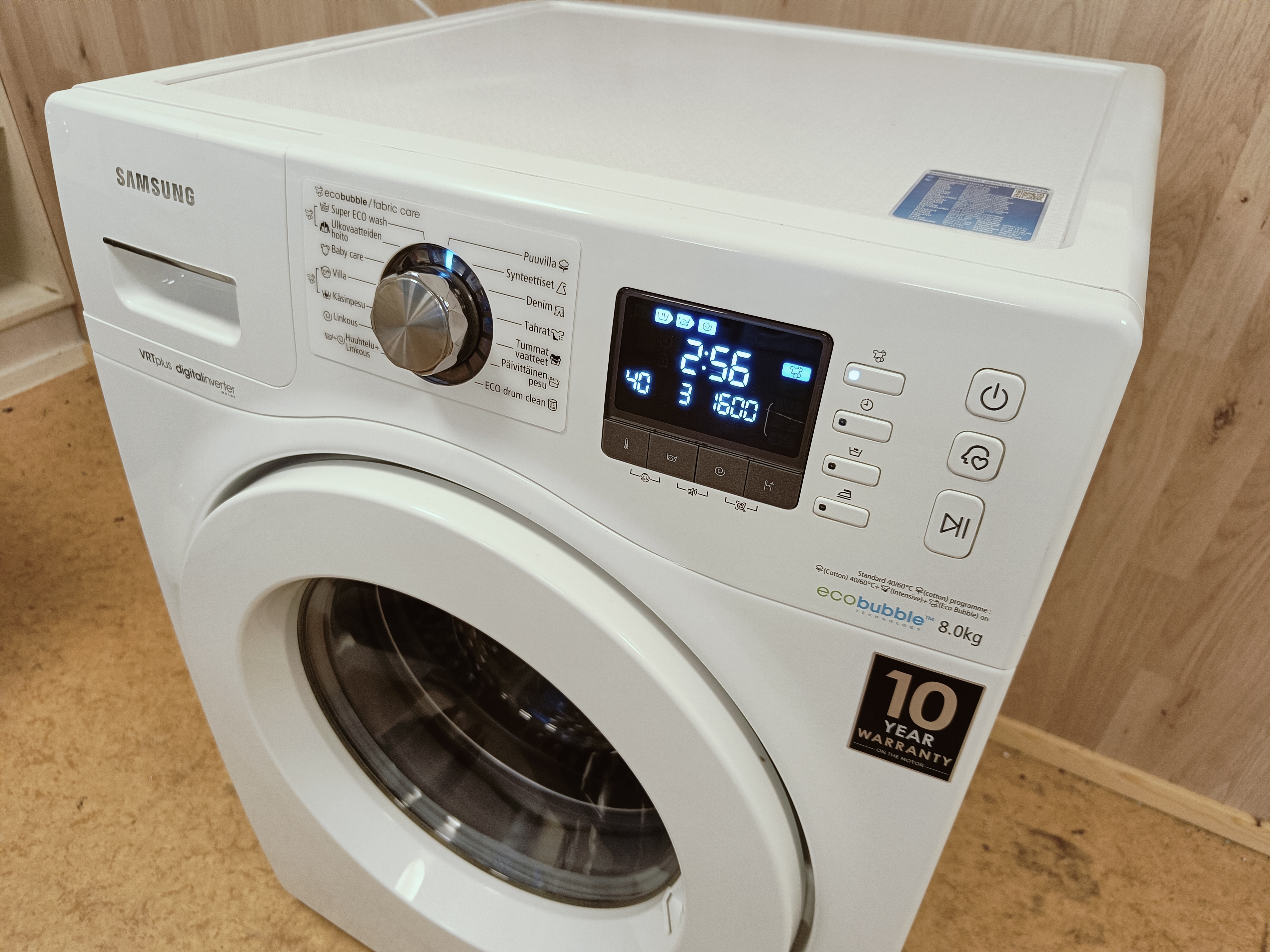 Samsung 8kg pesukone 