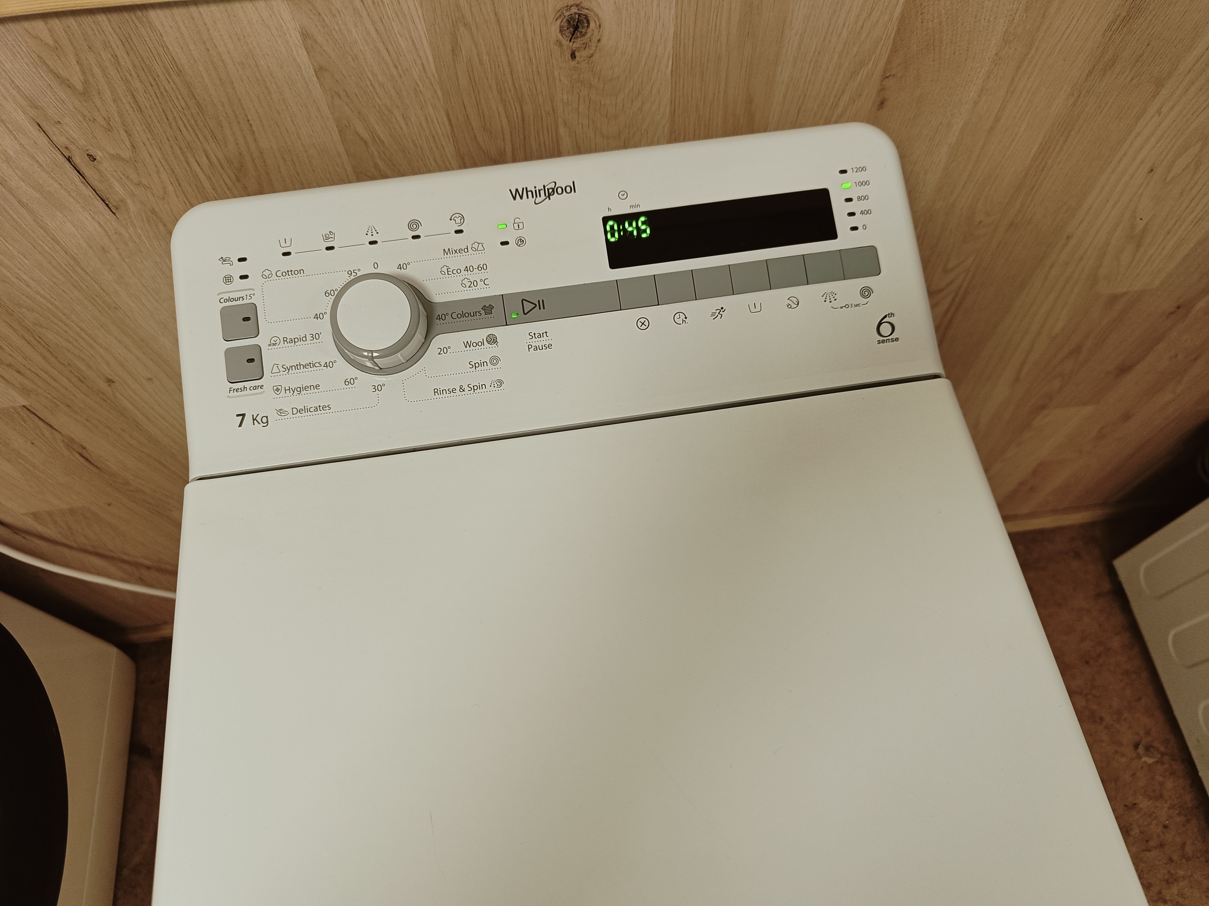 Whirlpool 7kg pesukone