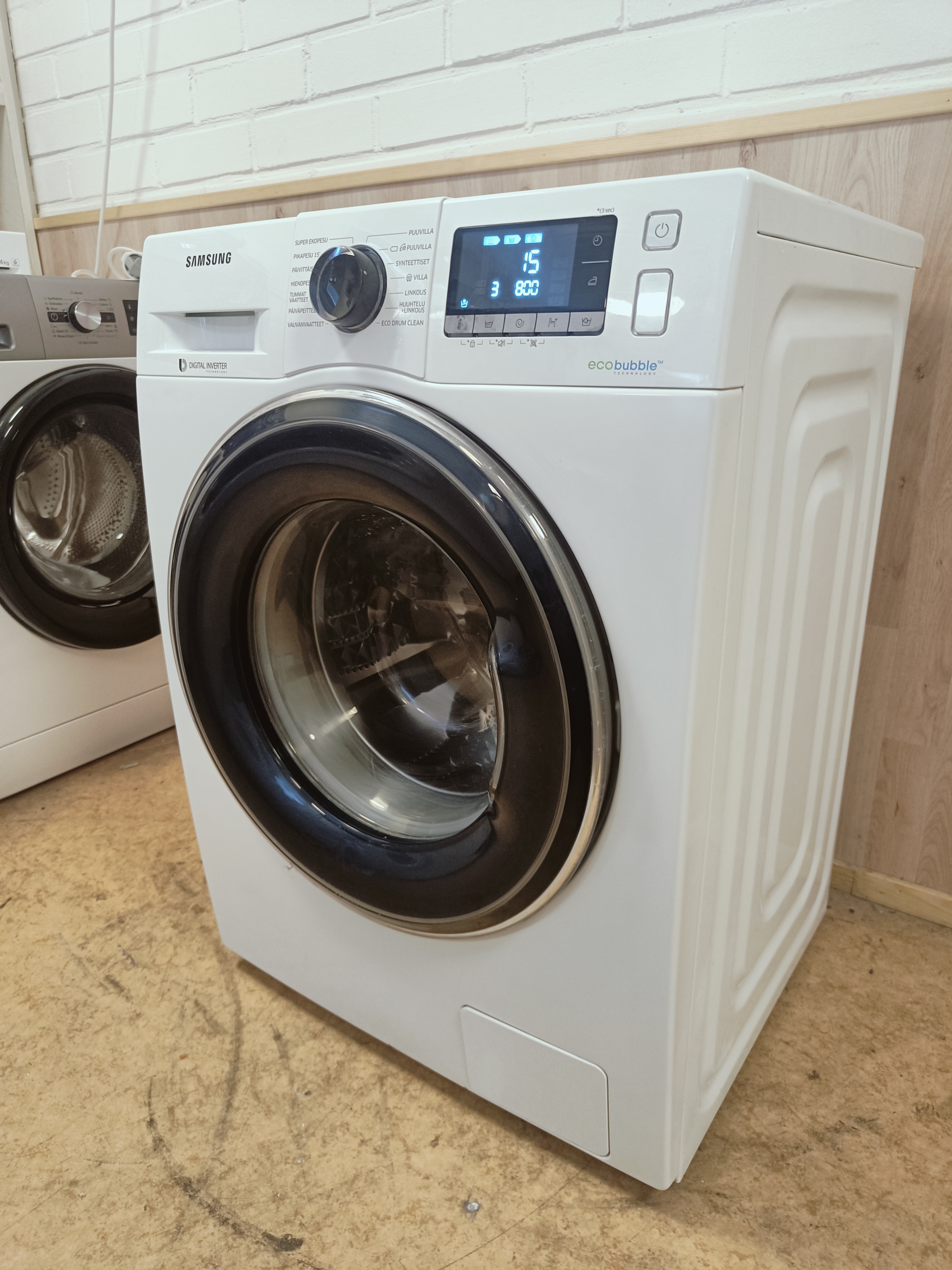 Samsung EcoBubble 8kg pesukone 