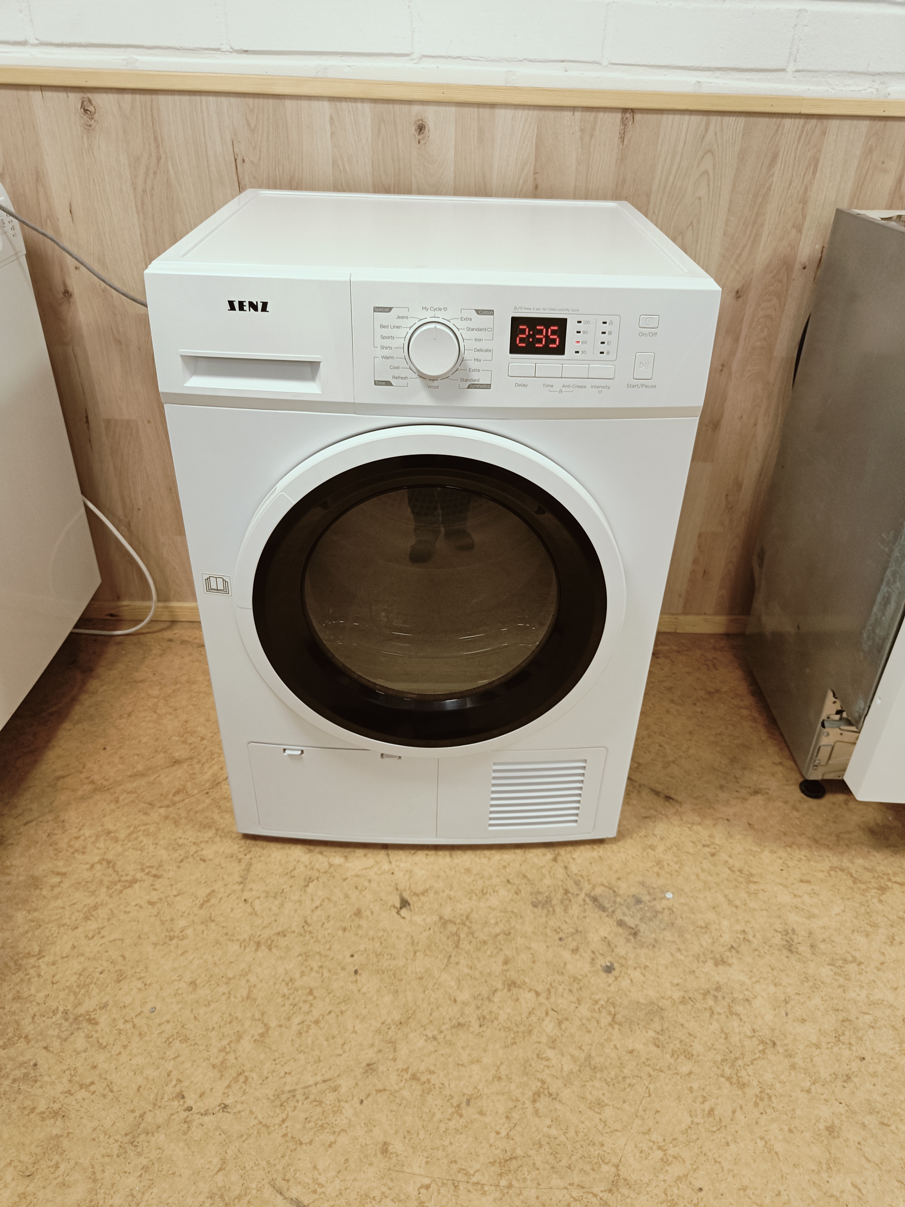 Senz 8kg kuivausrumpu 