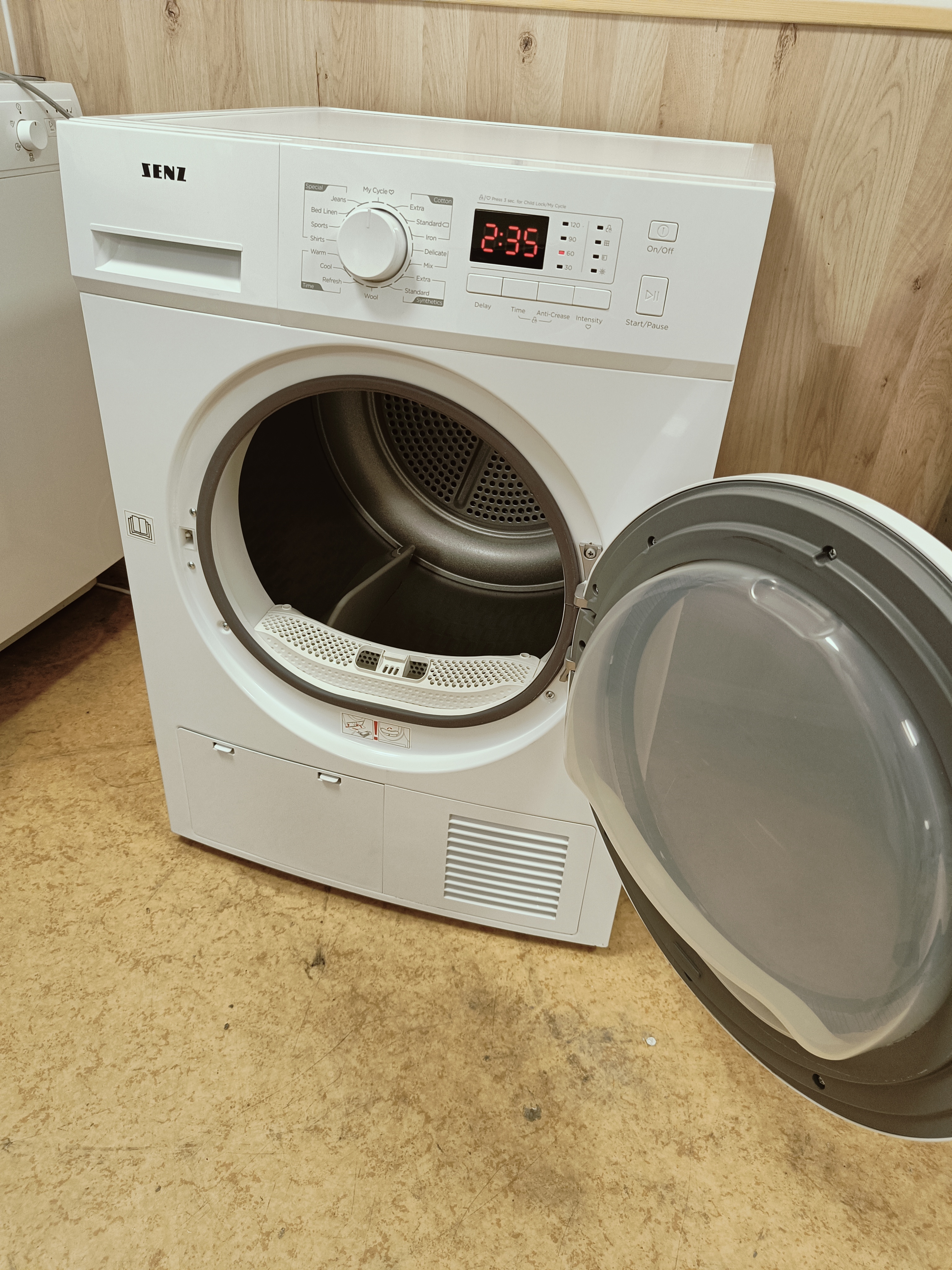 Senz 8kg kuivausrumpu 