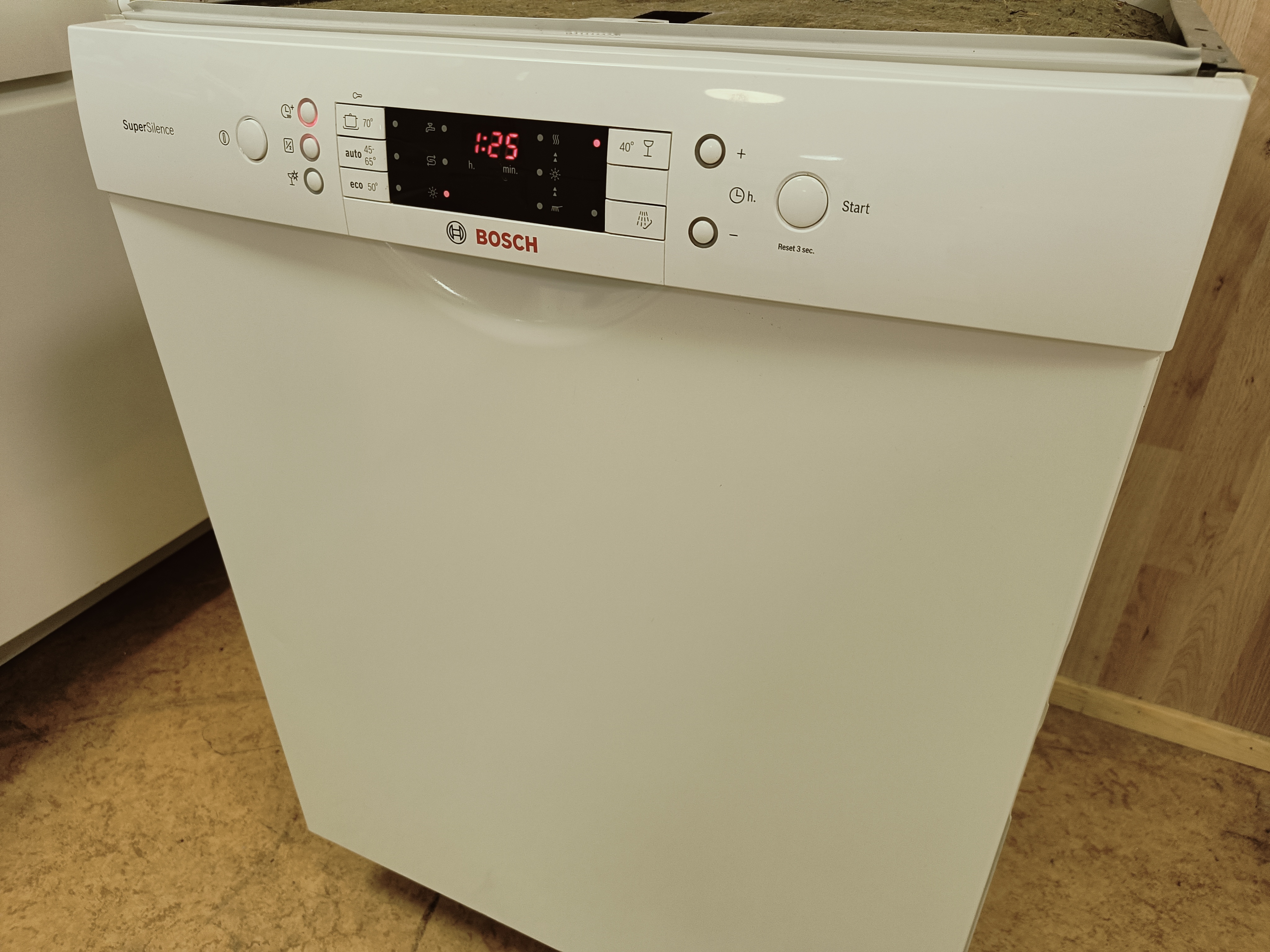 Bosch 60cm/zeolith/3 tasoinen tiskikone 