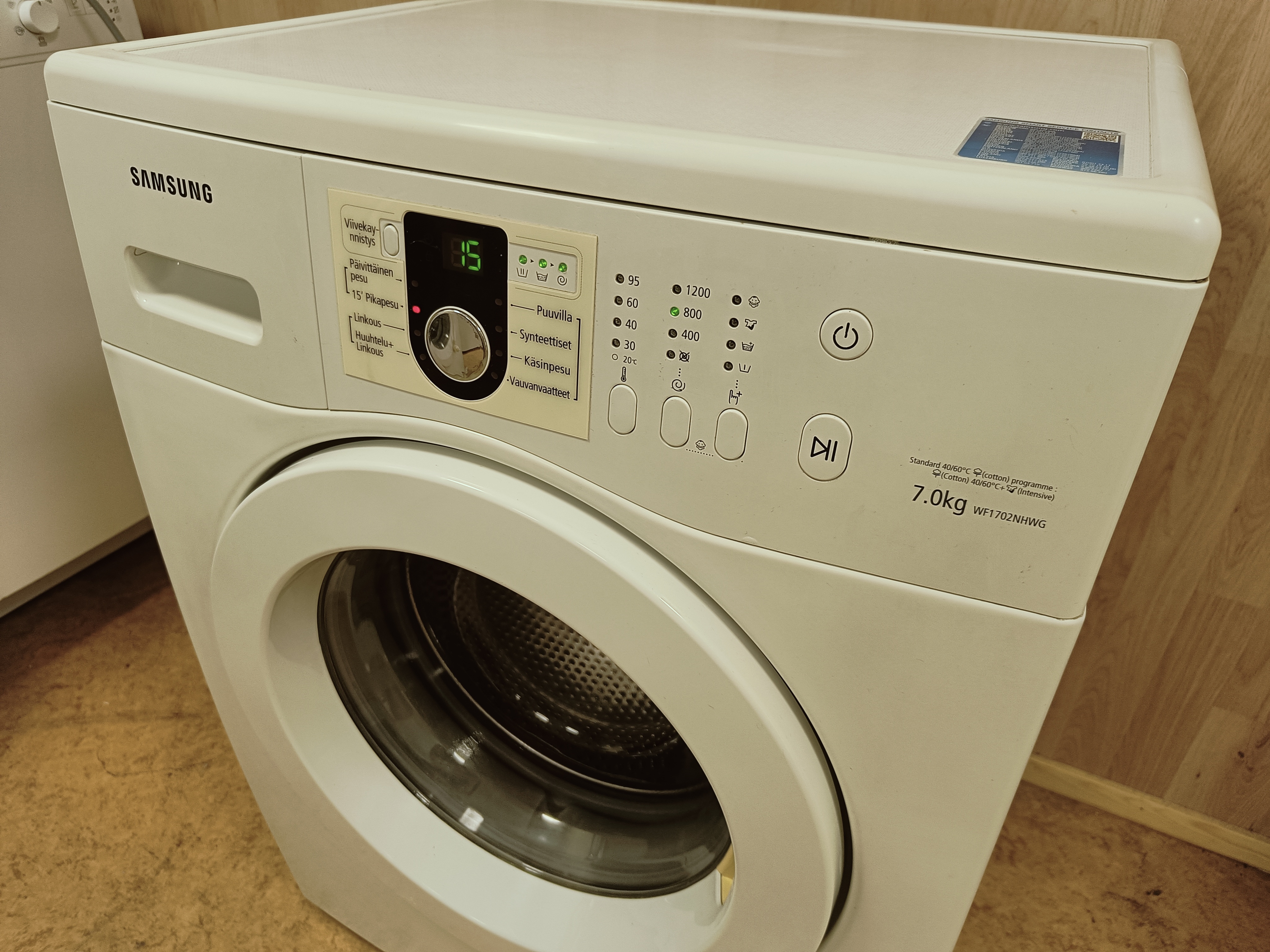 Samsung 7kg pesukone 
