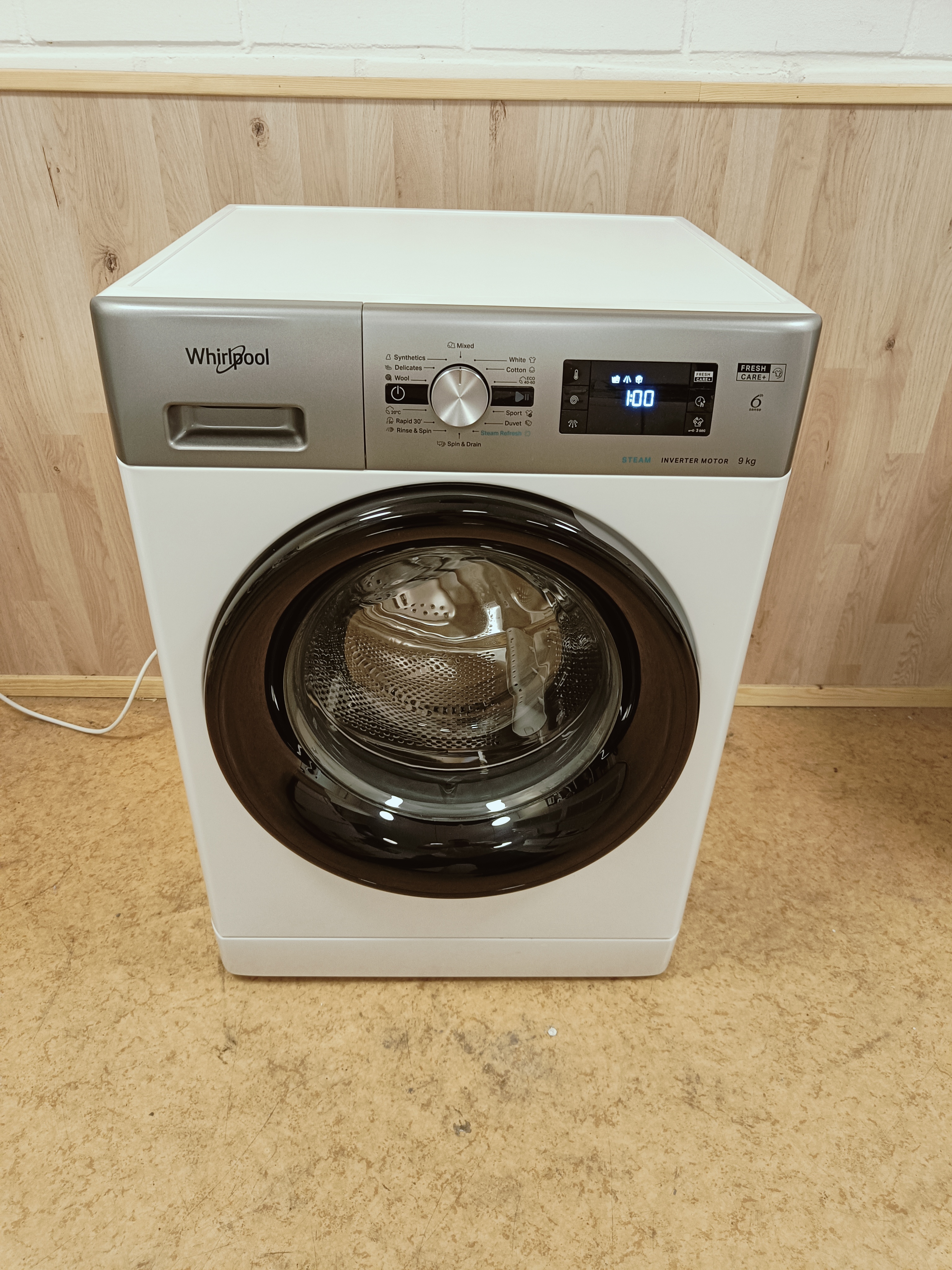 Whirlpool FreshCare+ 9kg pesukone 
