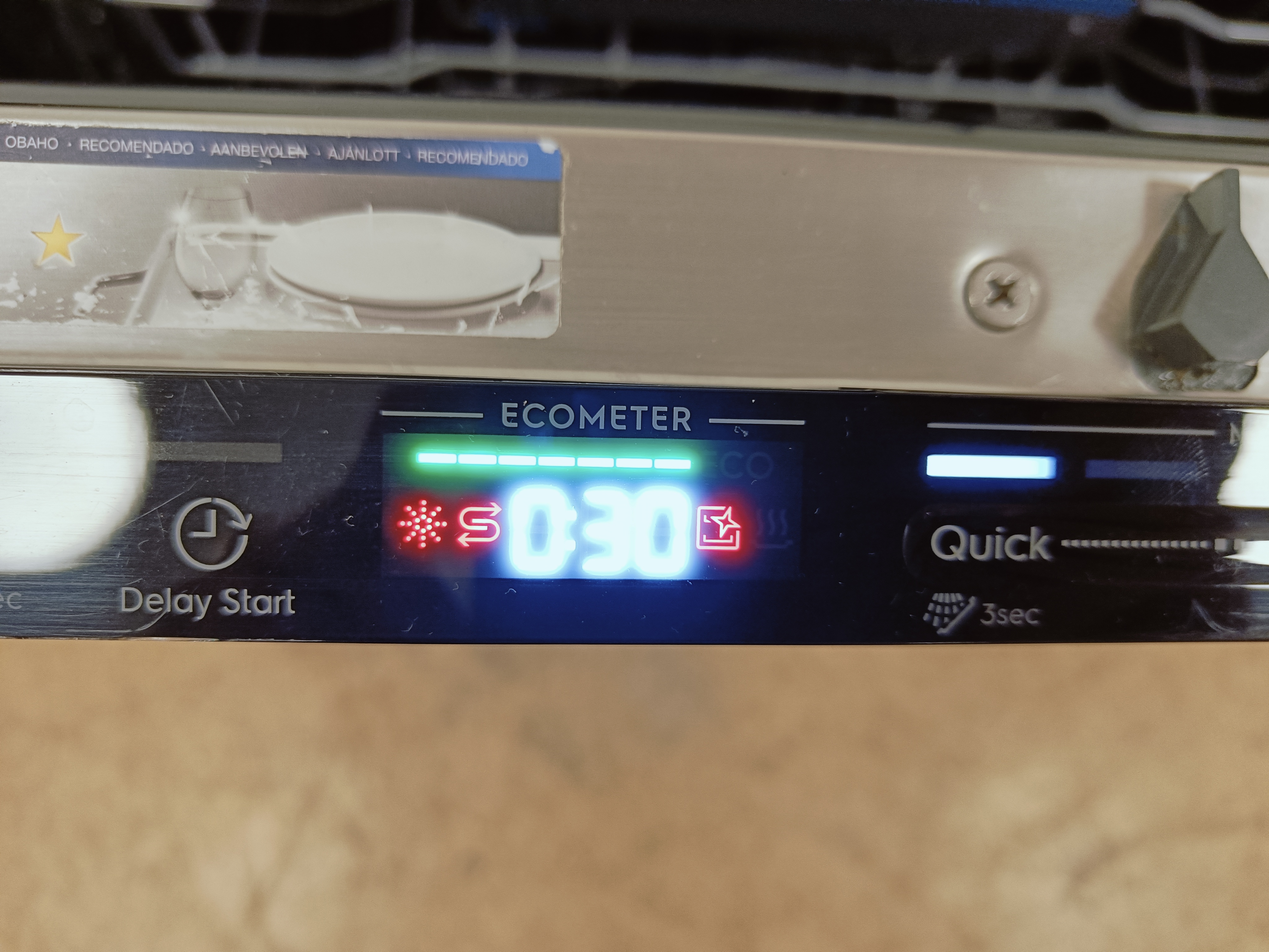 Electrolux 60cm integroitava tiskikone 