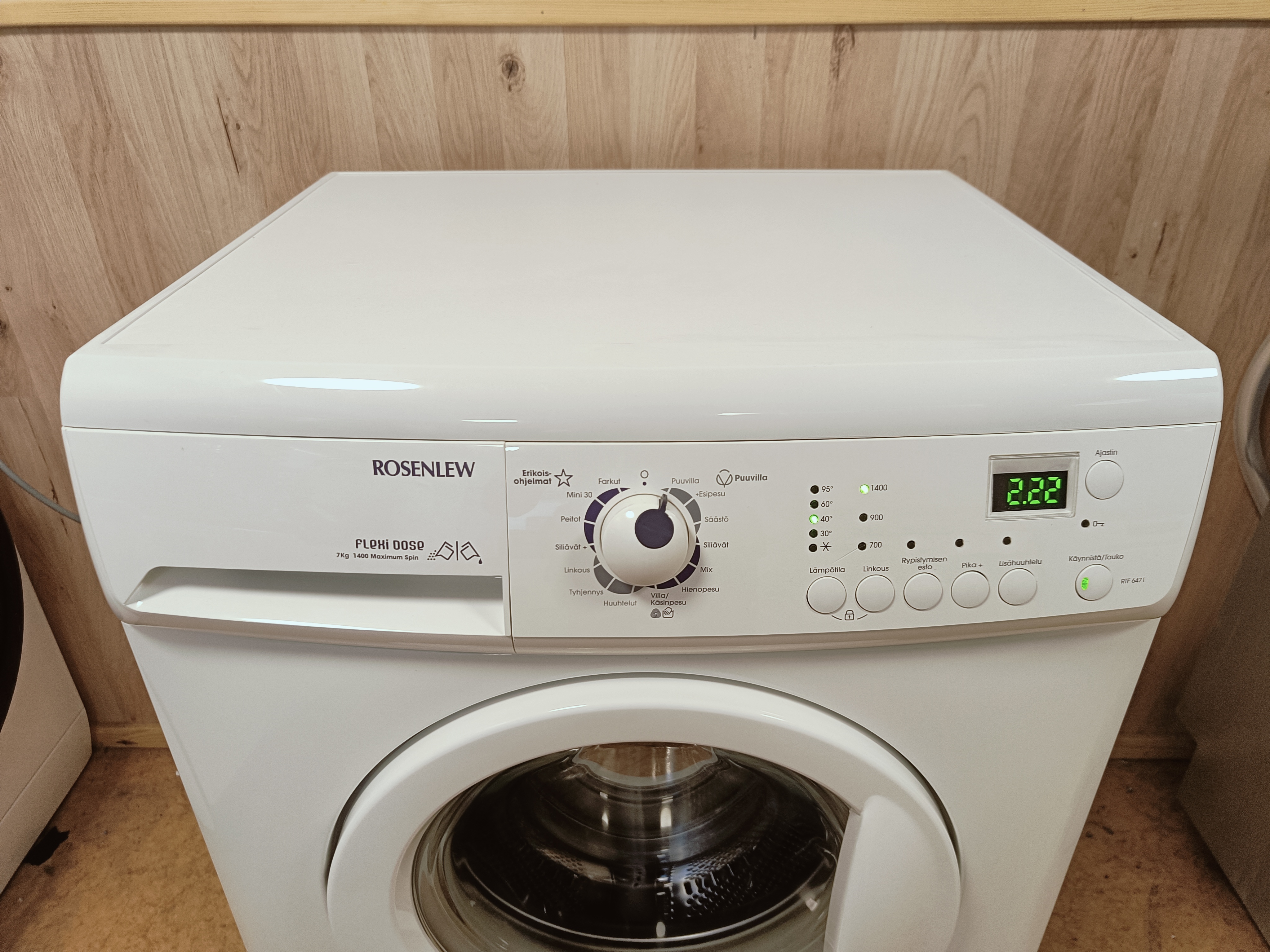 Rosenlew FlexiDose 7kg pesukone 