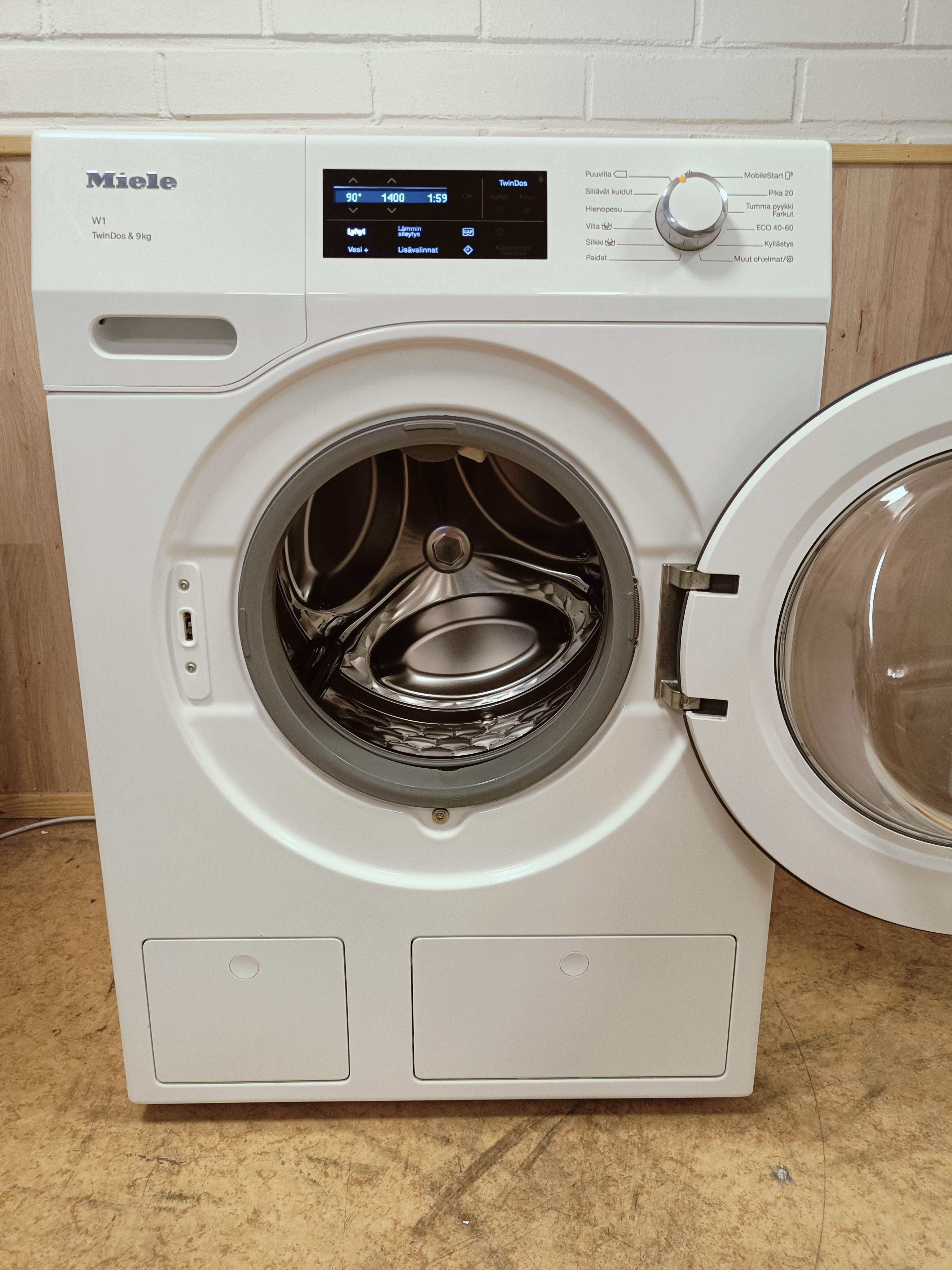 Miele TwinDose 9kg pesukone 