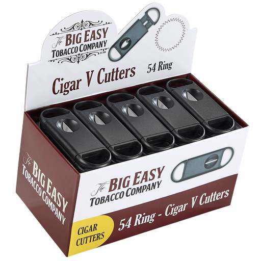 Big Easy 54-Ring V-Cutter Black Display [50 Cutters]