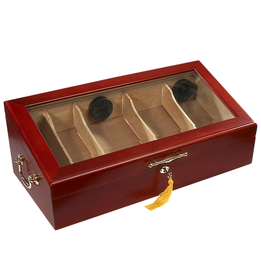 Luxury Sterling 100 Display Humidor Brown