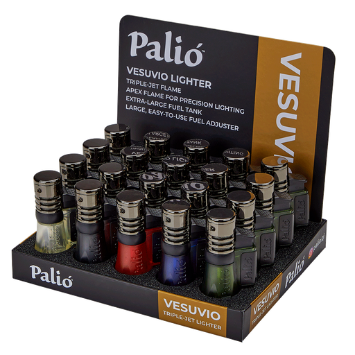 Palio Vesuvio Triple Torch Lighter Display