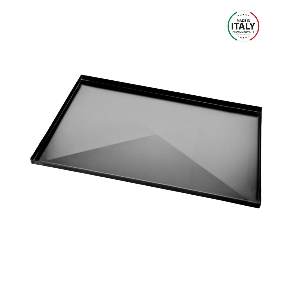 Forma Retangular Pizza In Teglia E Metro Ferro Azulado(blue) - Ferro Azulado 40x60x02cm