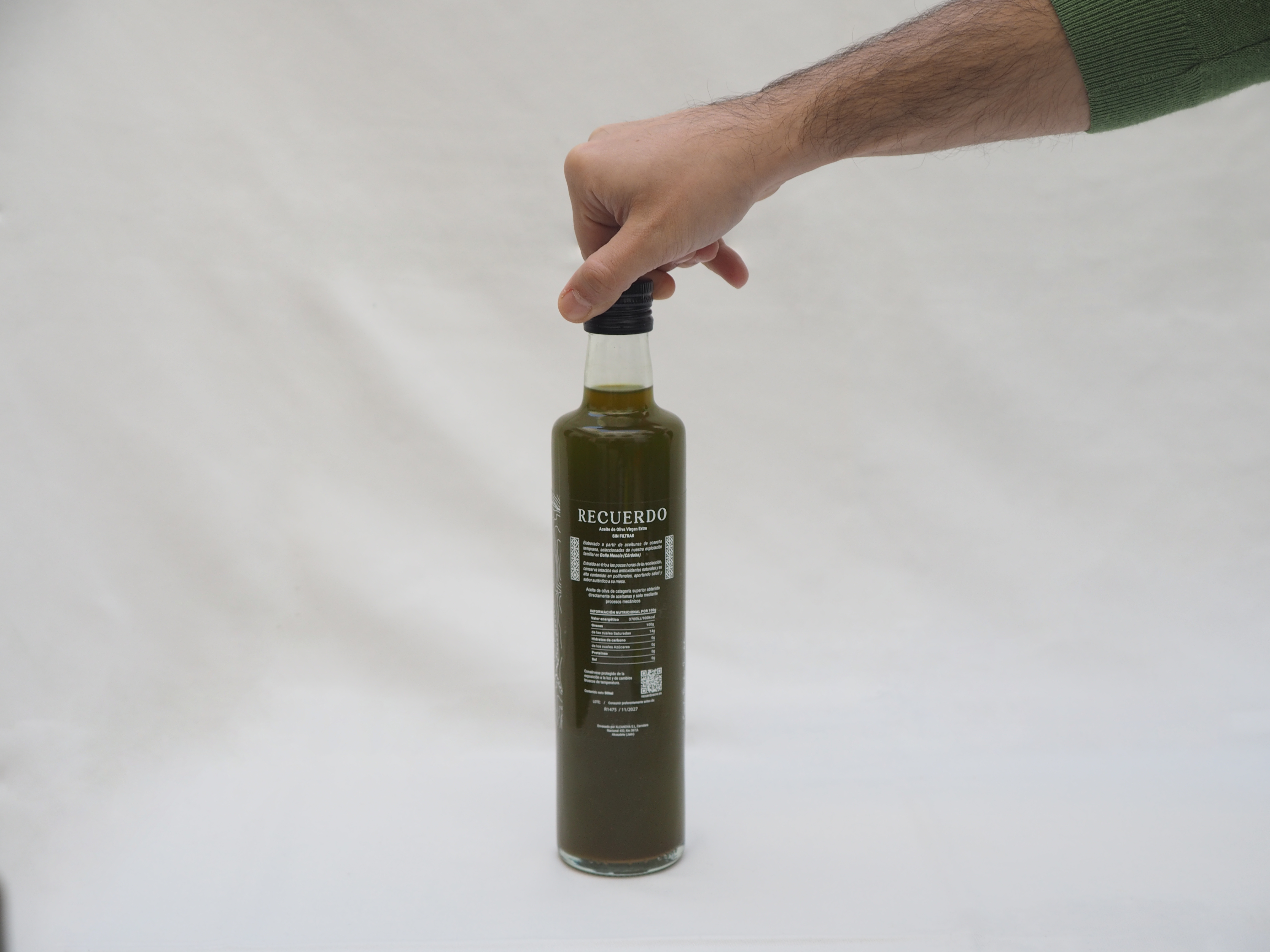 Aceite de Oliva Virgen Extra sin Filtrar - Edición limitada (50 botellas)