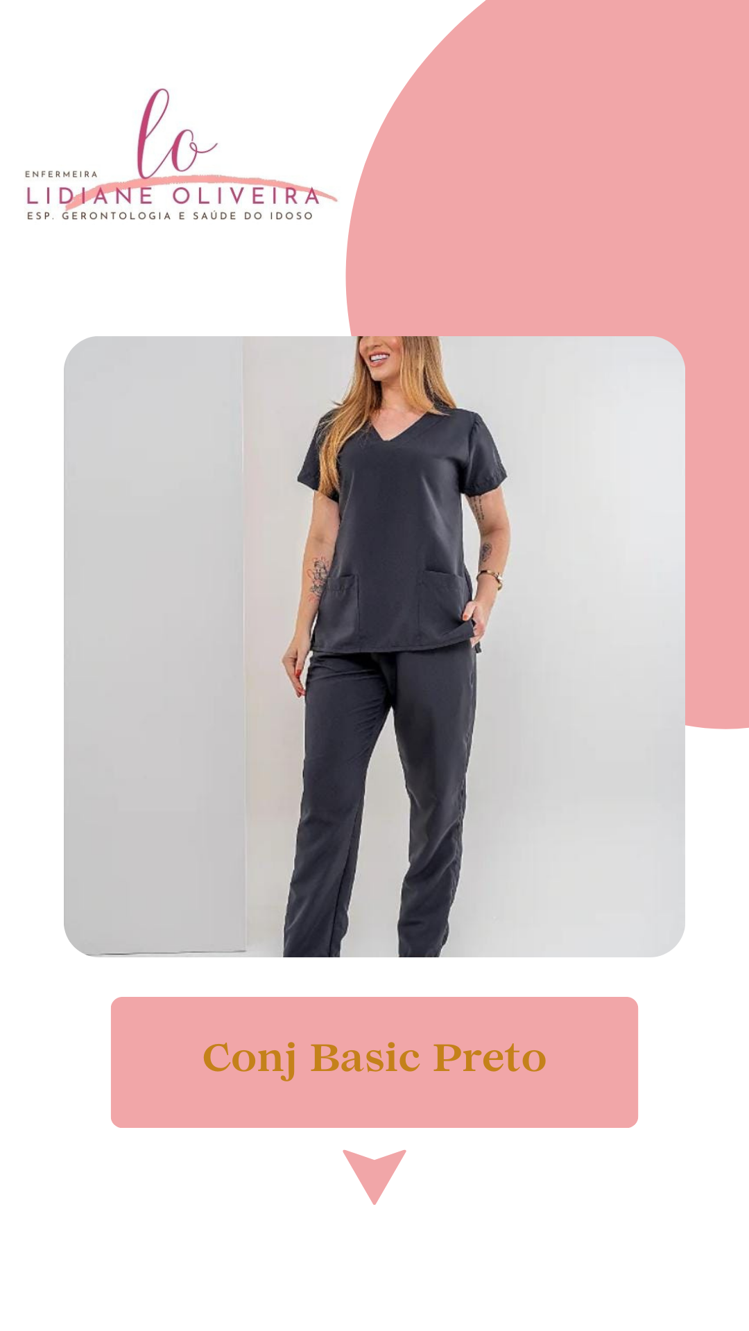 Conj Basic Preto - TAM PP