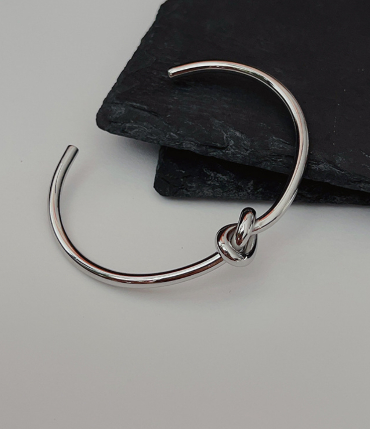 PULSERA ESCLAVA NUDO SILVER